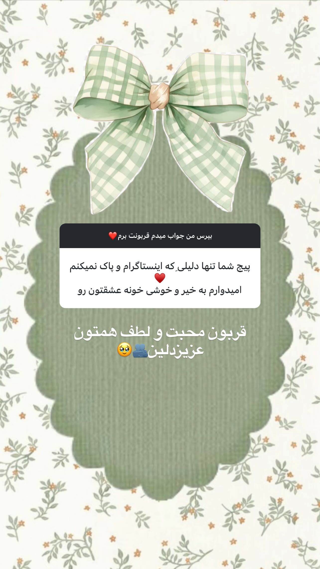  جدید ترین استوری اینستاگرام فاطمه سادات حسینی