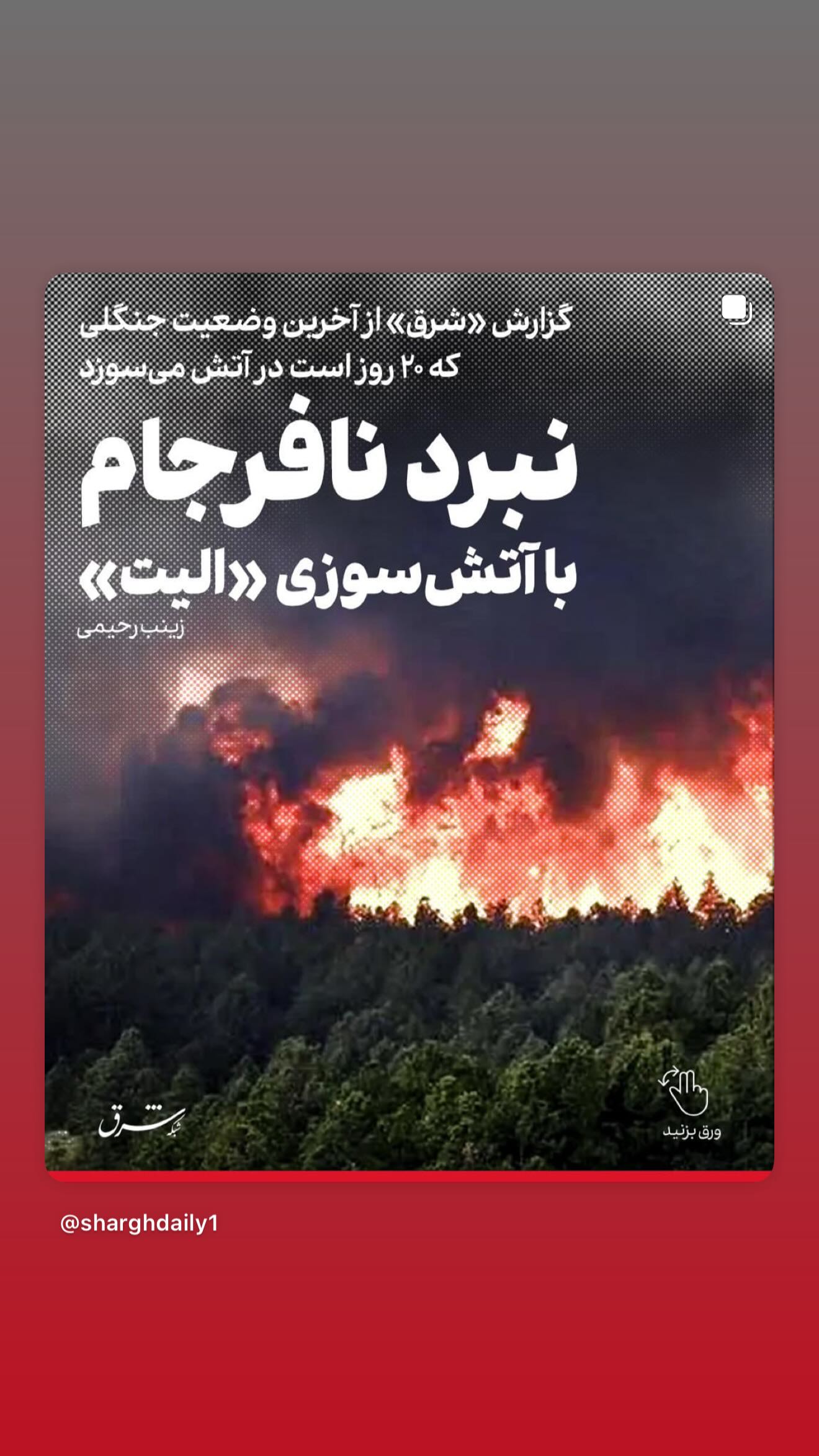  جدید ترین استوری اینستاگرام سعید روستایی