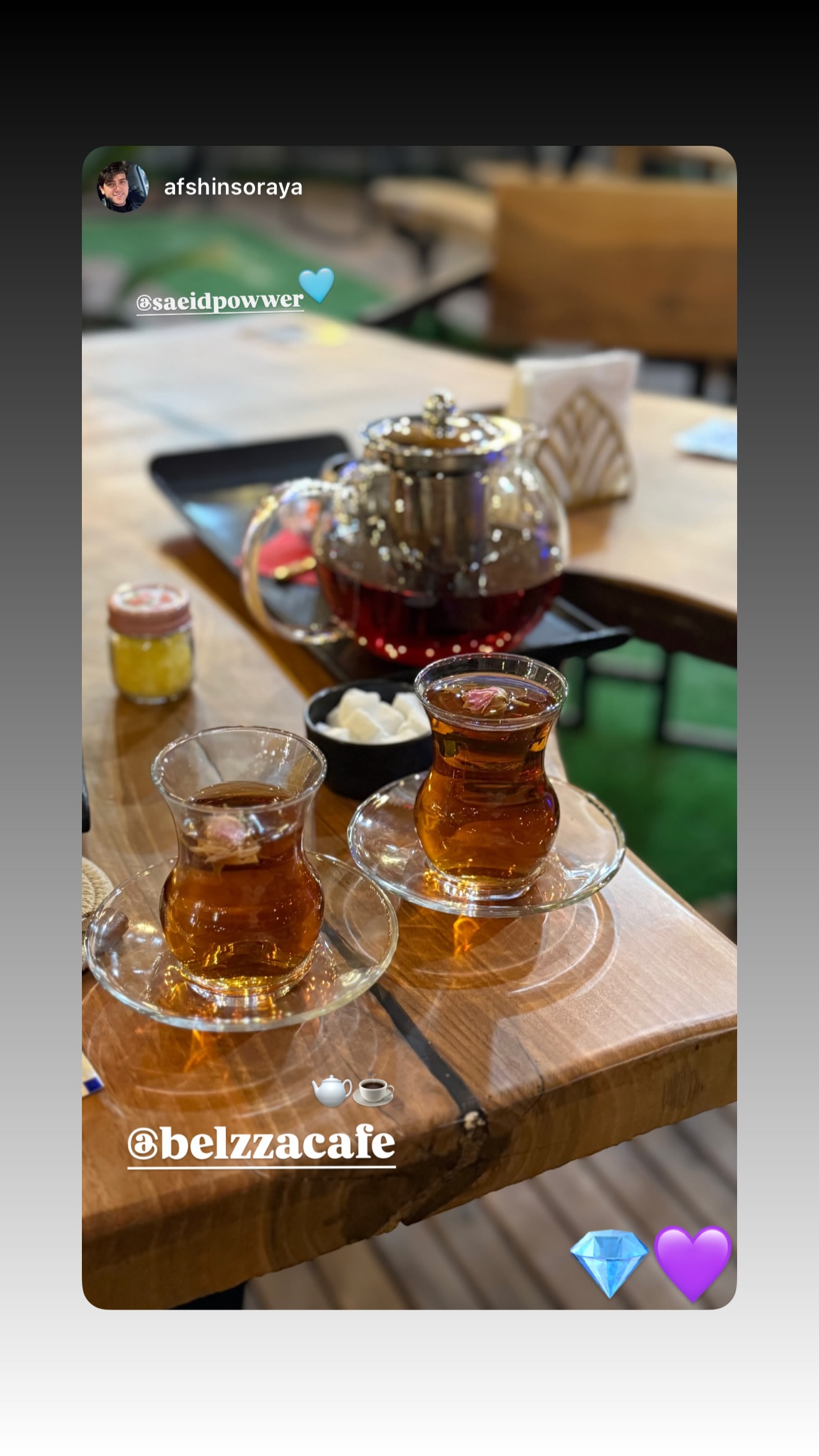  جدید ترین استوری اینستاگرام سعید پاور