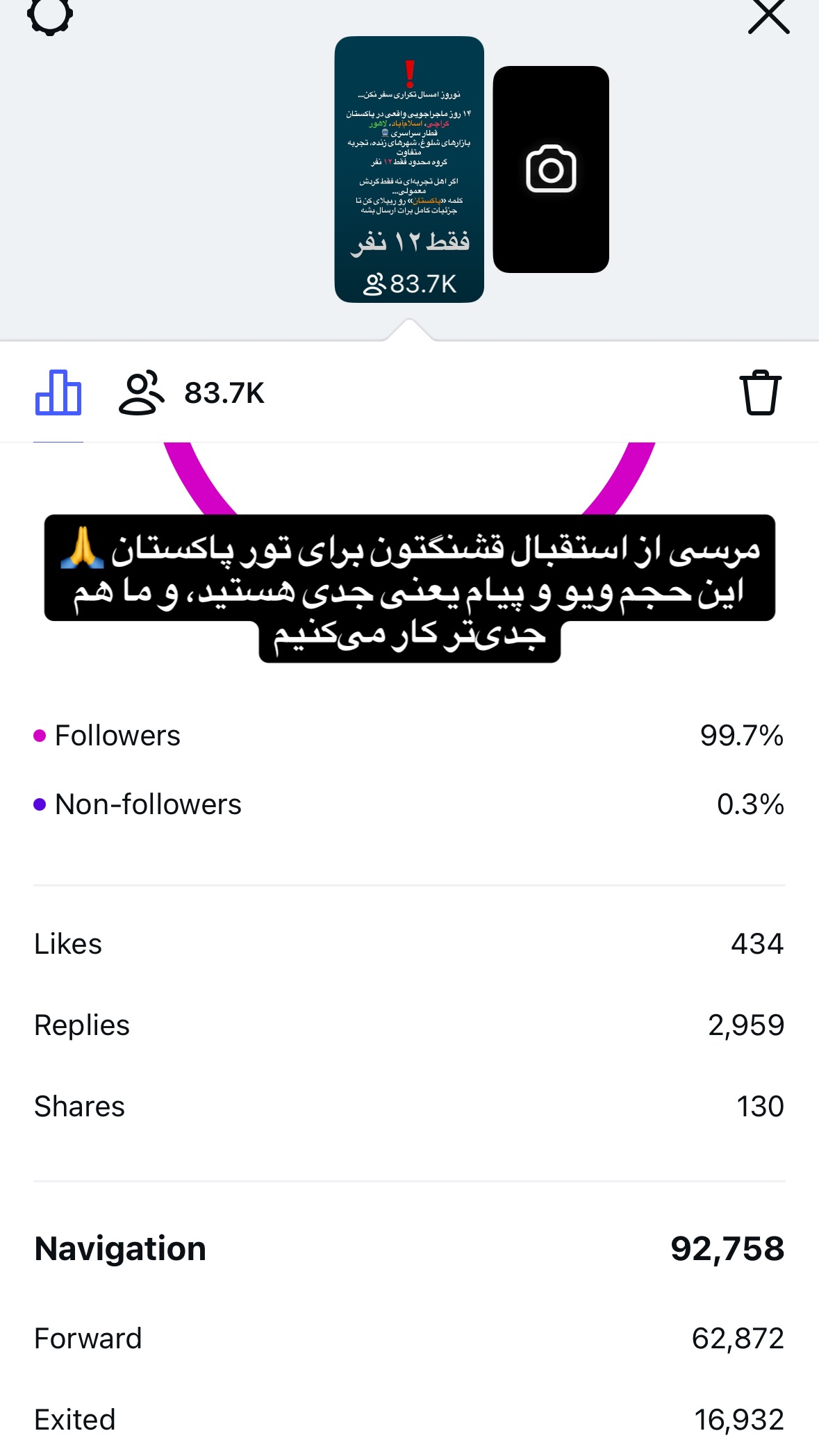  جدید ترین استوری اینستاگرام صفی صافی