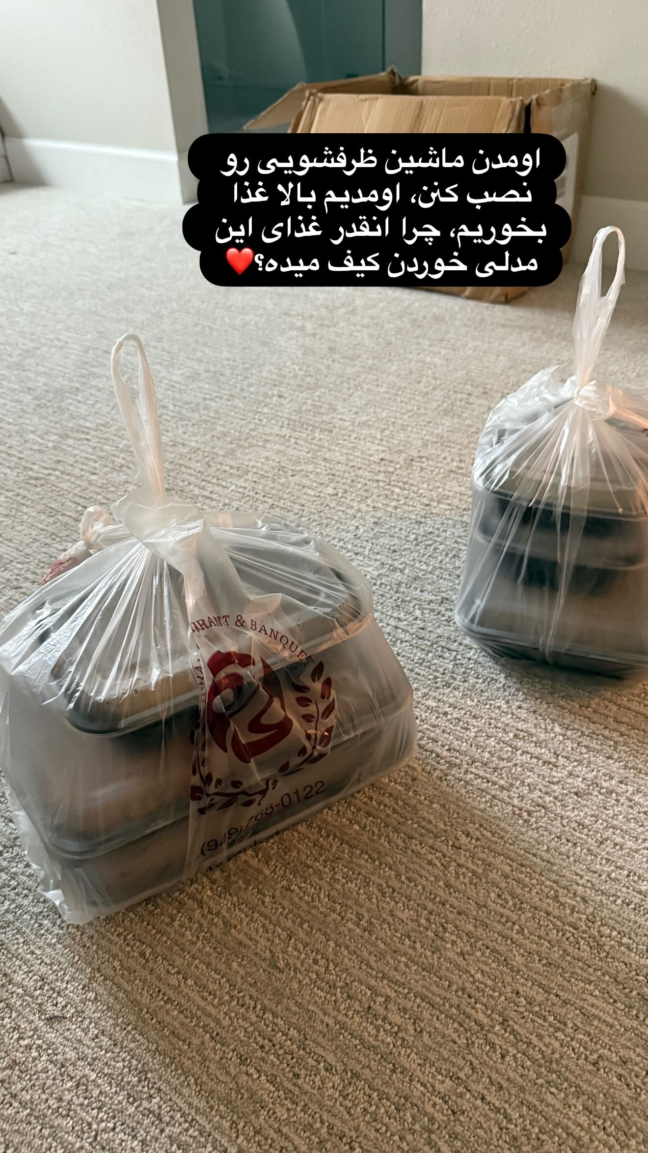  جدید ترین استوری اینستاگرام ثریا وحدتی نیا