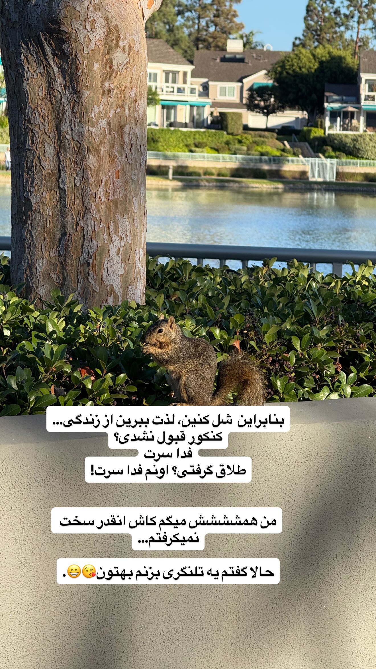  جدید ترین استوری اینستاگرام ثریا وحدتی نیا