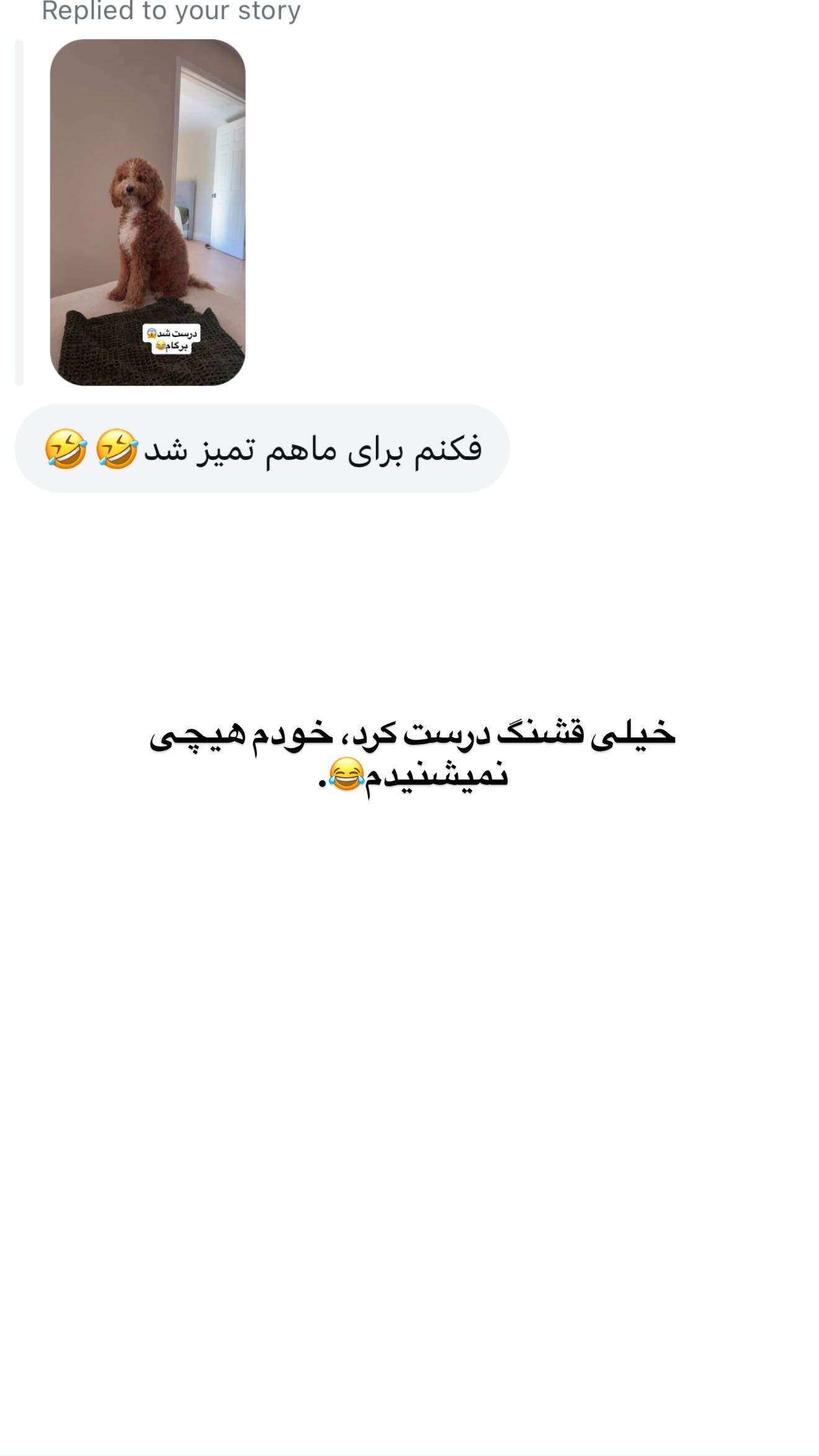  جدید ترین استوری اینستاگرام ثریا وحدتی نیا