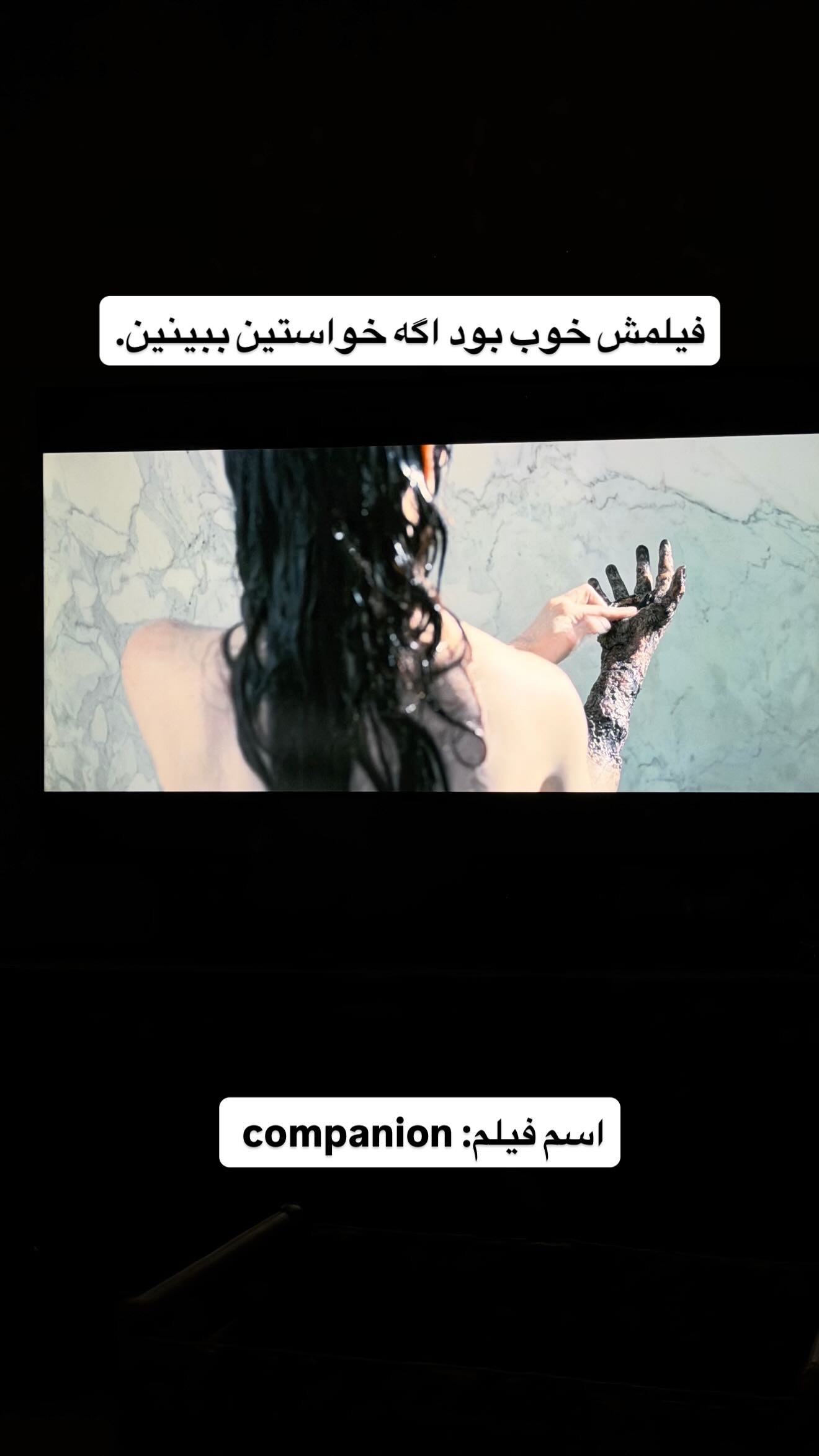 جدید ترین استوری اینستاگرام ثریا وحدتی نیا