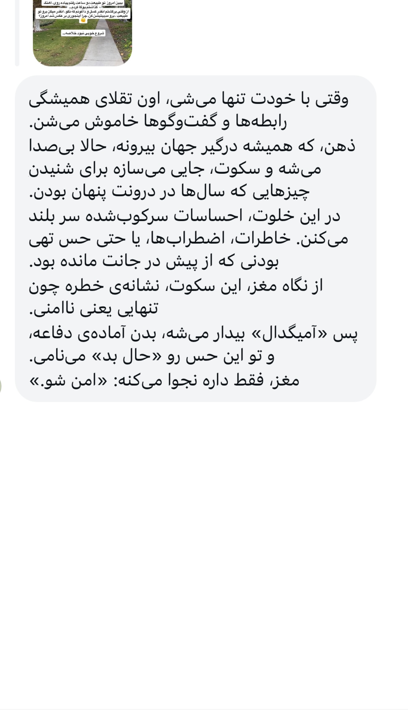  جدید ترین استوری اینستاگرام ثریا وحدتی نیا