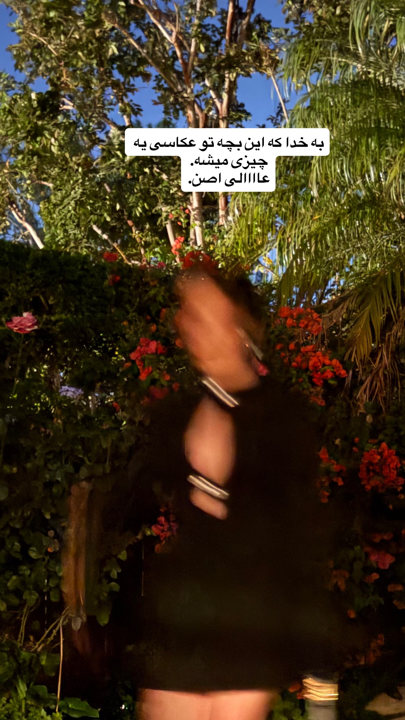  جدید ترین استوری اینستاگرام ثریا وحدتی نیا