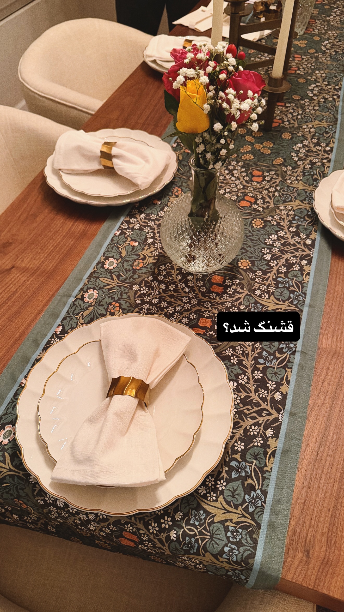  جدید ترین استوری اینستاگرام ثریا وحدتی نیا