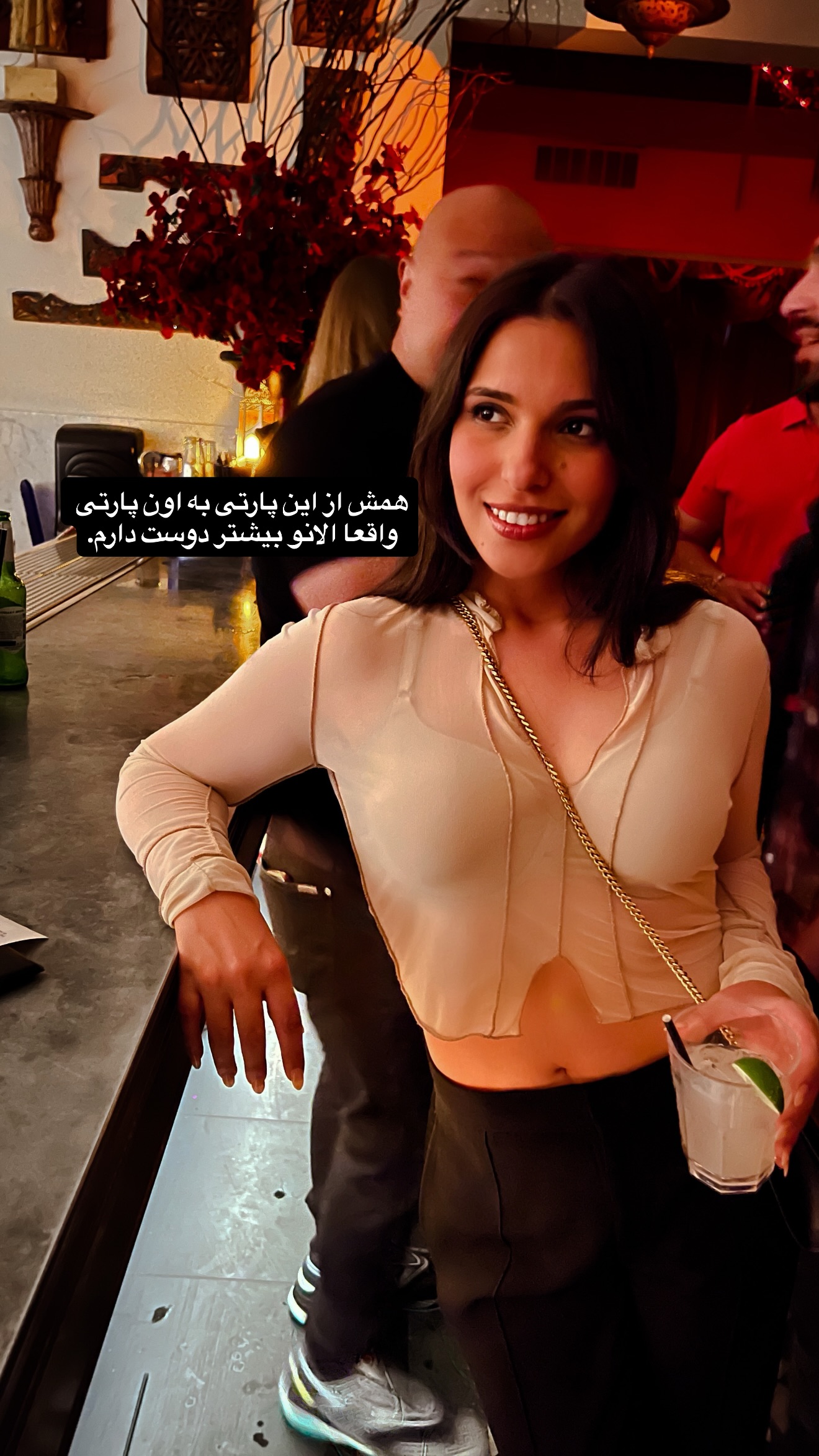  جدید ترین استوری اینستاگرام ثریا وحدتی نیا