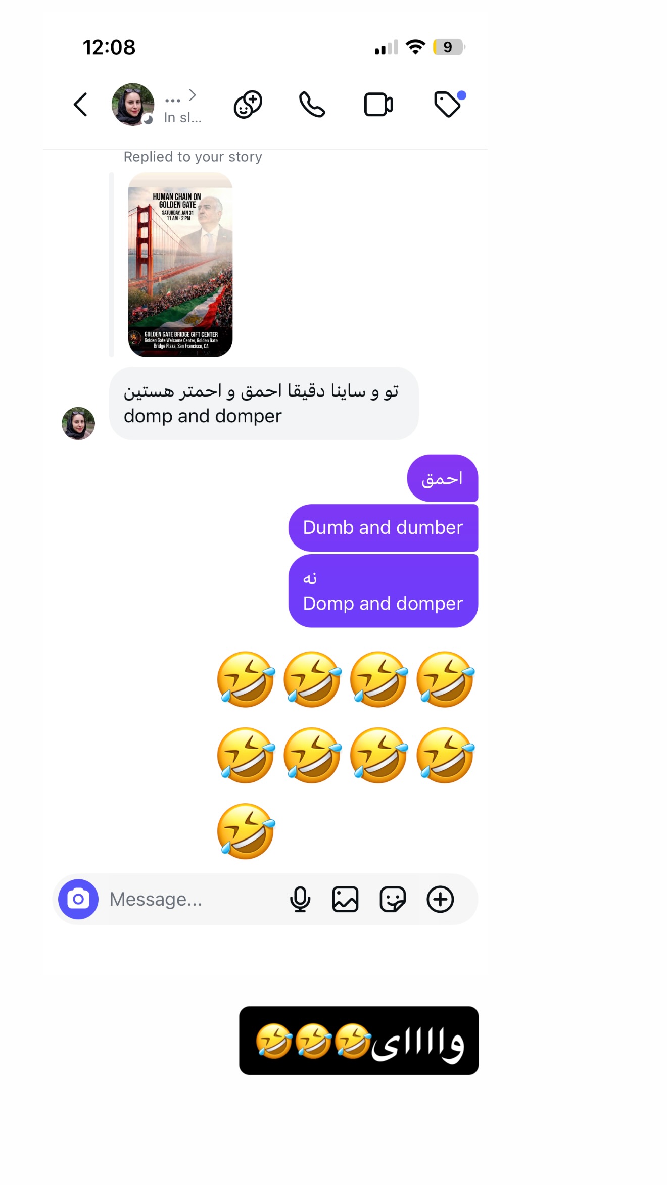  جدید ترین استوری اینستاگرام ثریا وحدتی نیا