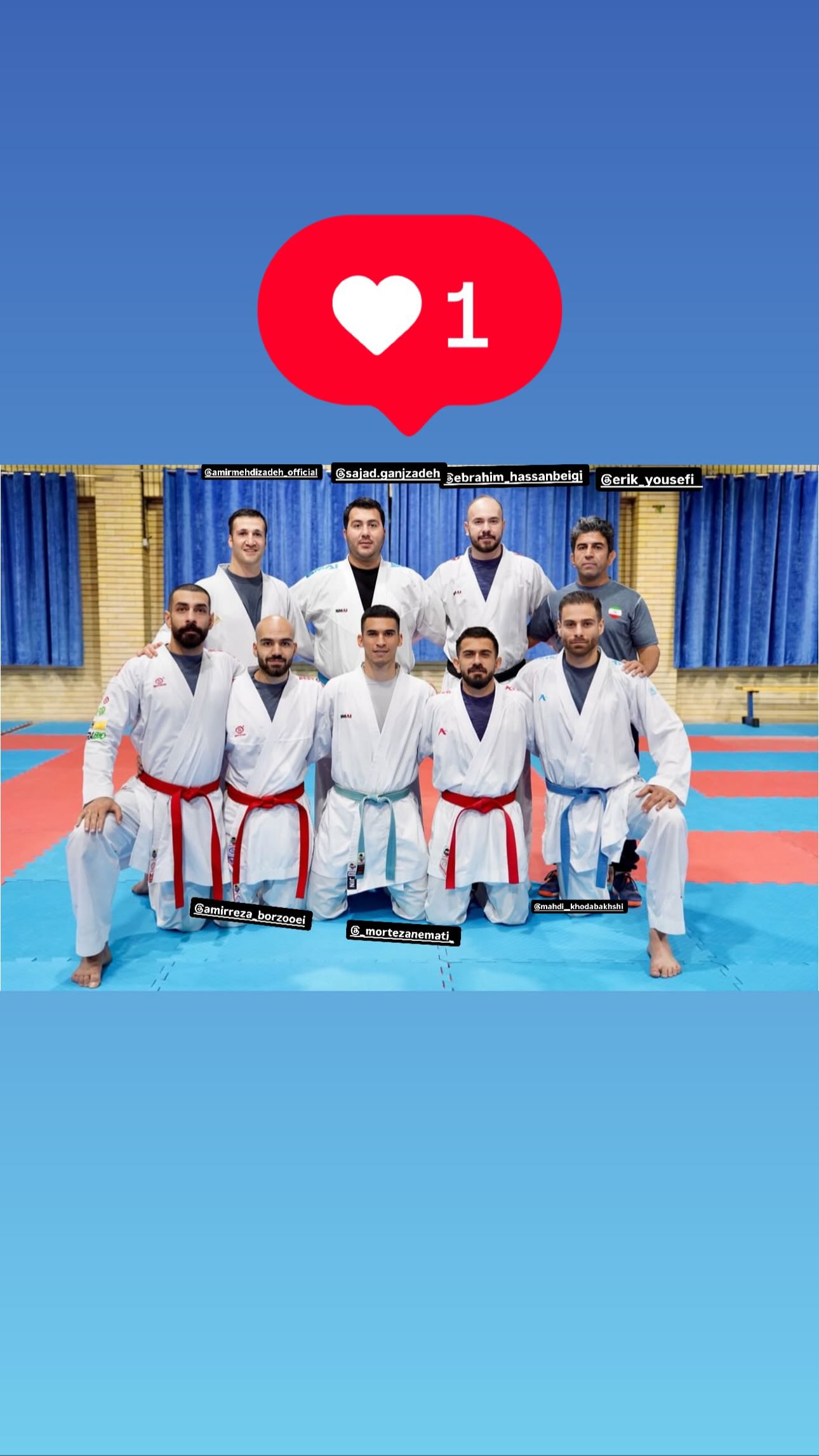  جدید ترین استوری اینستاگرام سجاد گنجی زاده