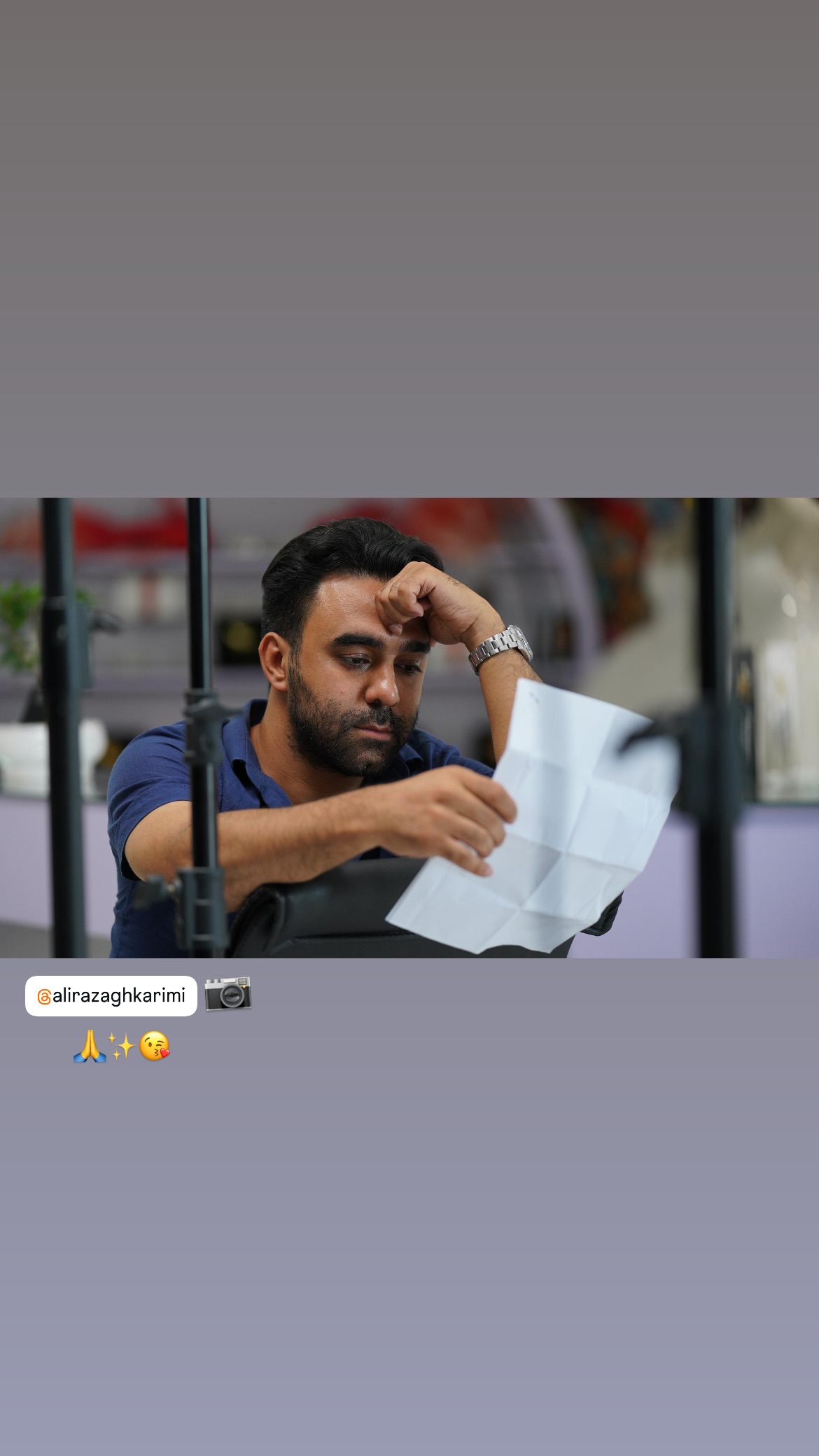  جدید ترین استوری اینستاگرام سجادقراگزلو