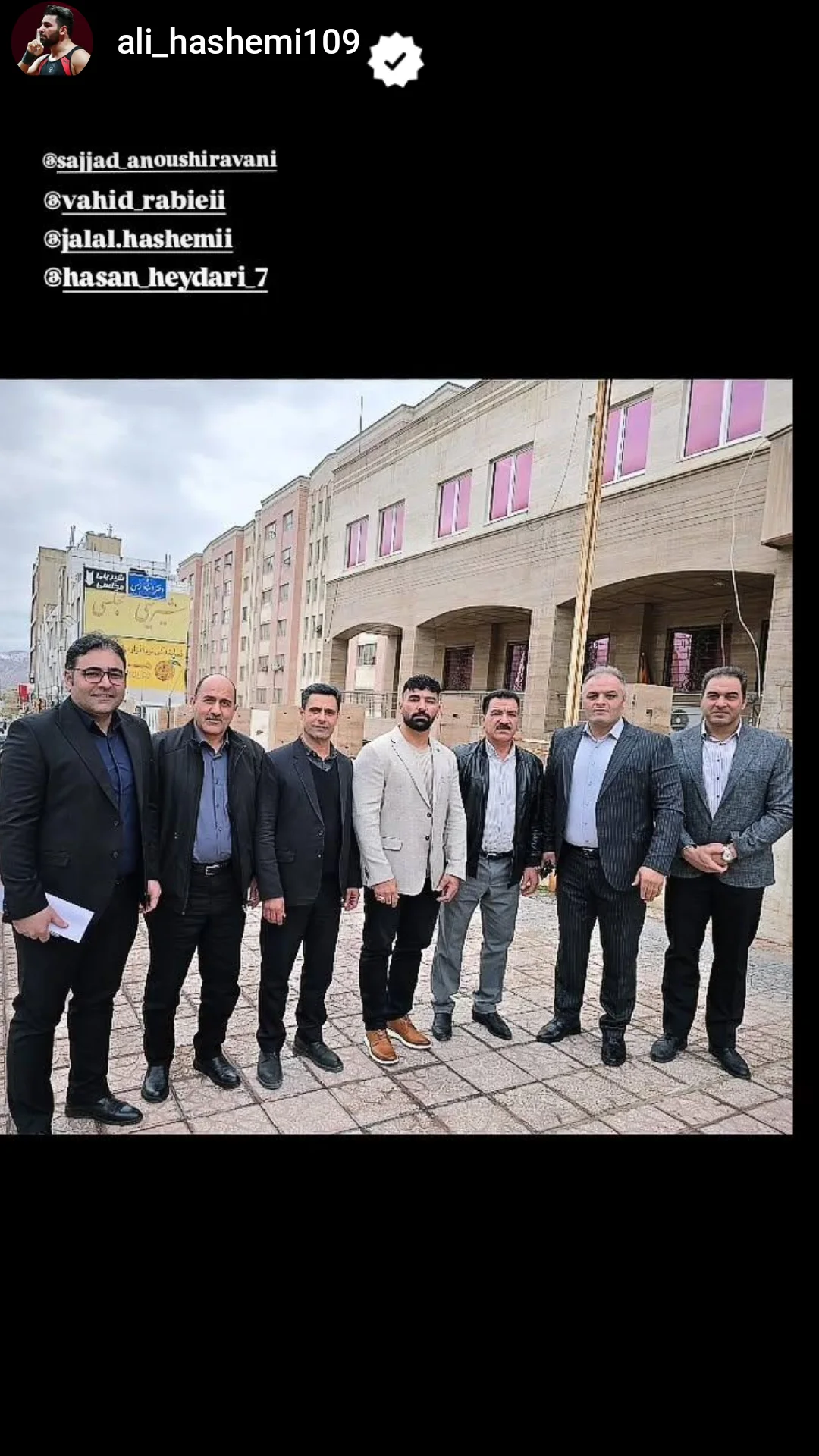  جدید ترین استوری اینستاگرام سجاد انوشیروانی