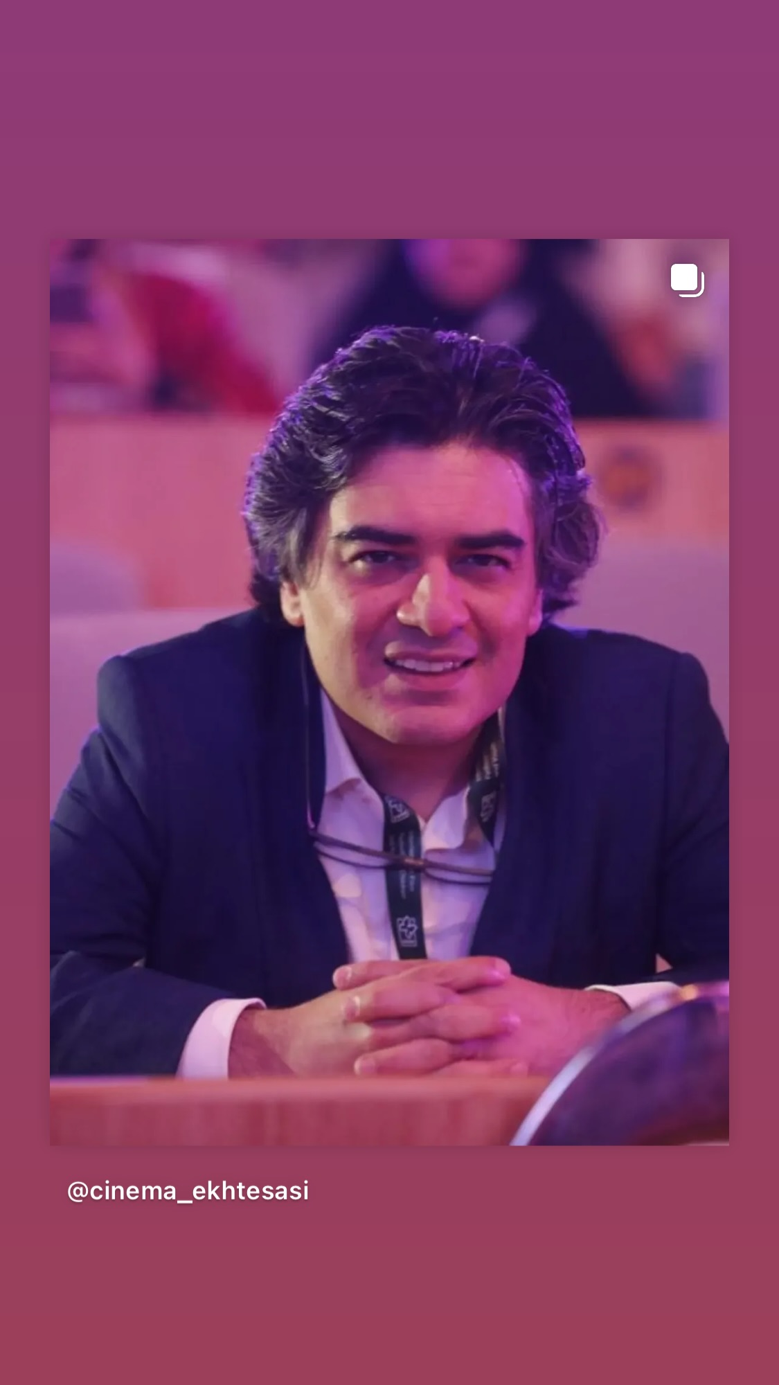  جدید ترین استوری اینستاگرام سامان احتشامى
