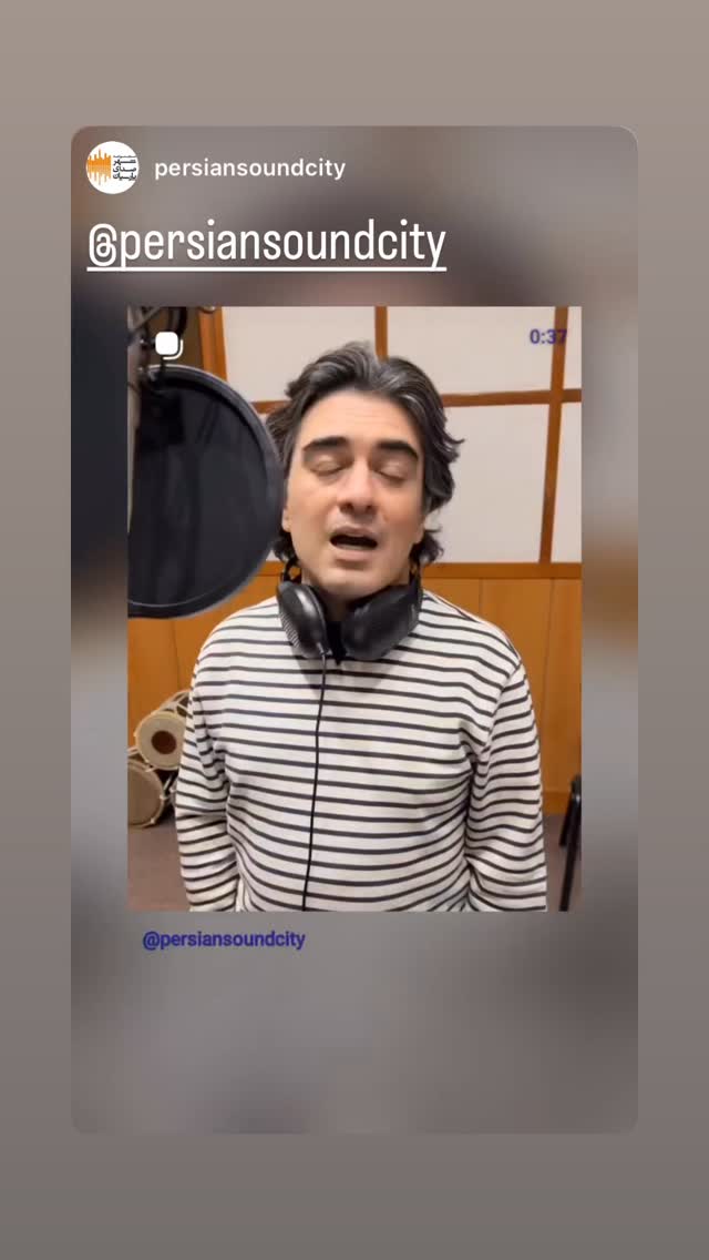  جدید ترین استوری اینستاگرام سامان احتشامى