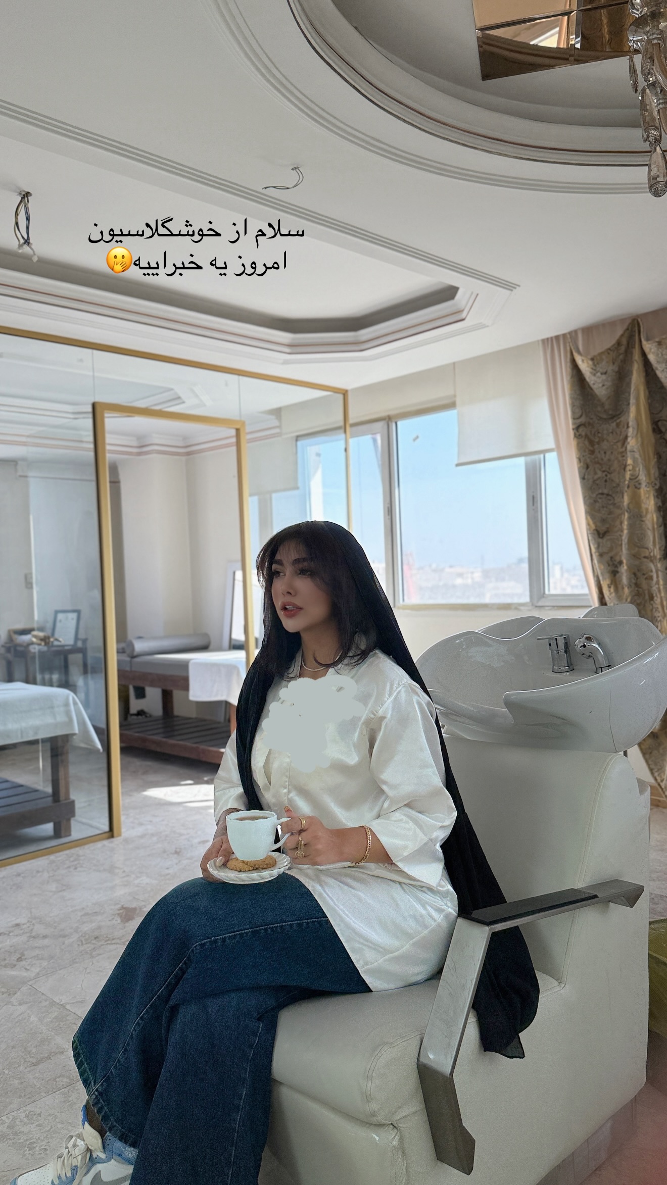  جدید ترین استوری اینستاگرام سما جعفرپور