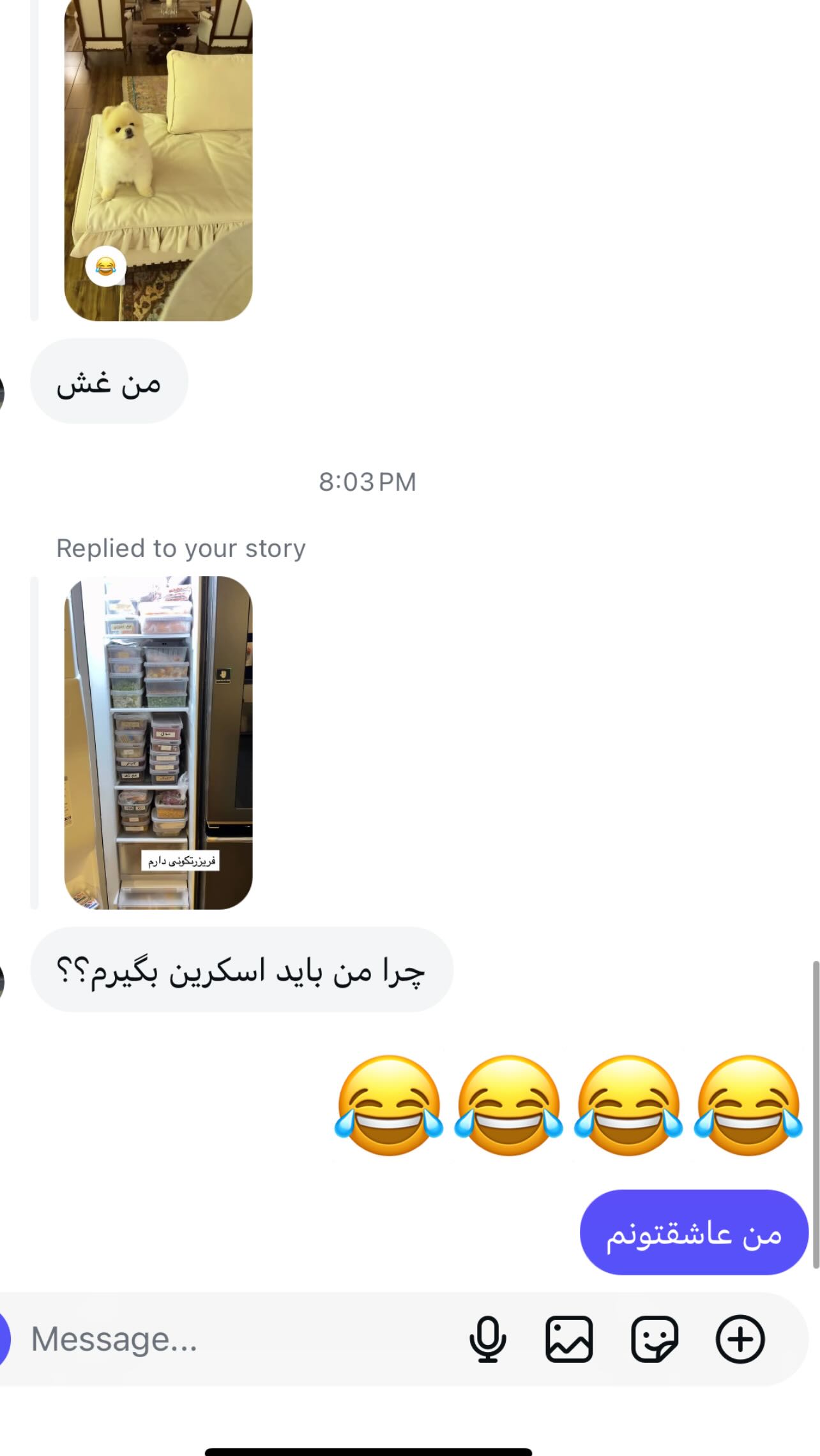  جدید ترین استوری اینستاگرام سمیرا شیرزاد