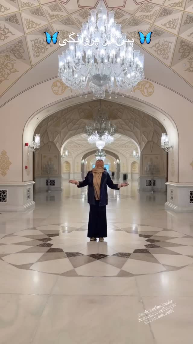  جدید ترین استوری اینستاگرام ساناز سماواتی