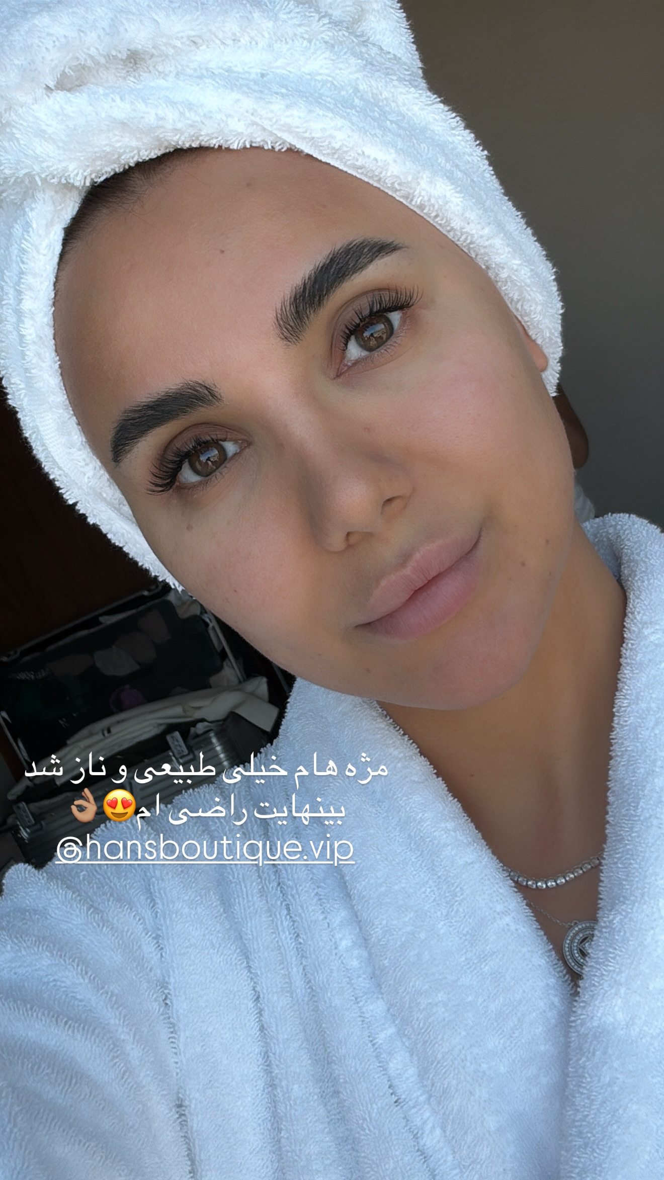  جدید ترین استوری اینستاگرام ساناز رستم پور