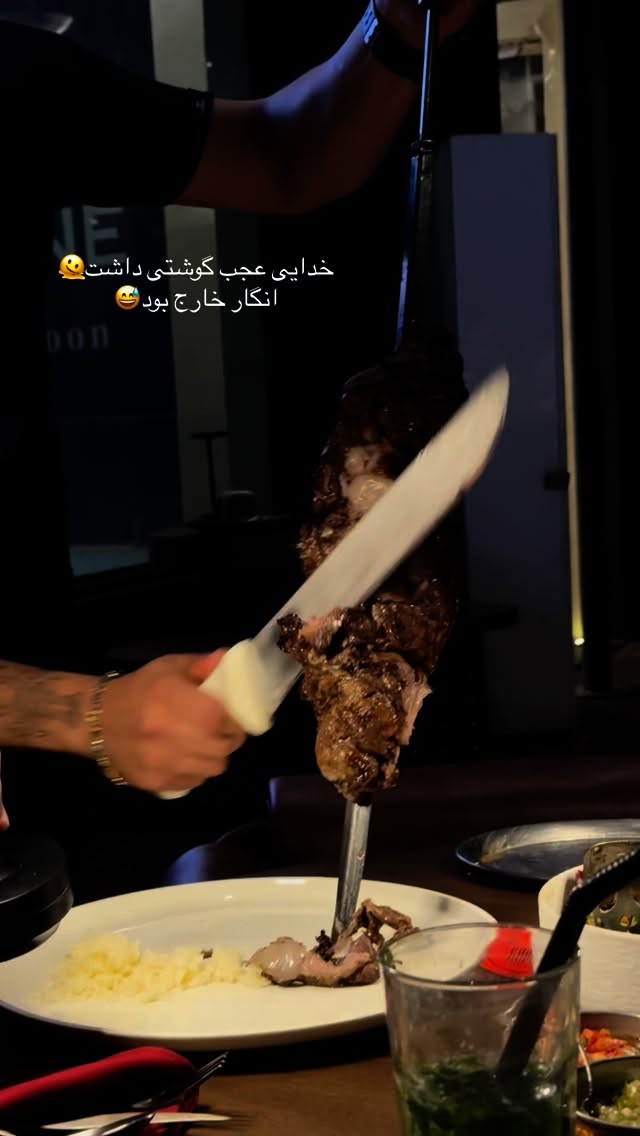  جدید ترین استوری اینستاگرام ساناز رستم پور