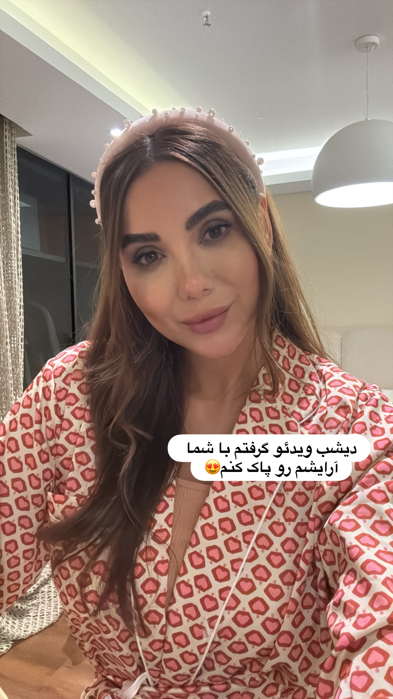  جدید ترین استوری اینستاگرام ساناز رستم پور