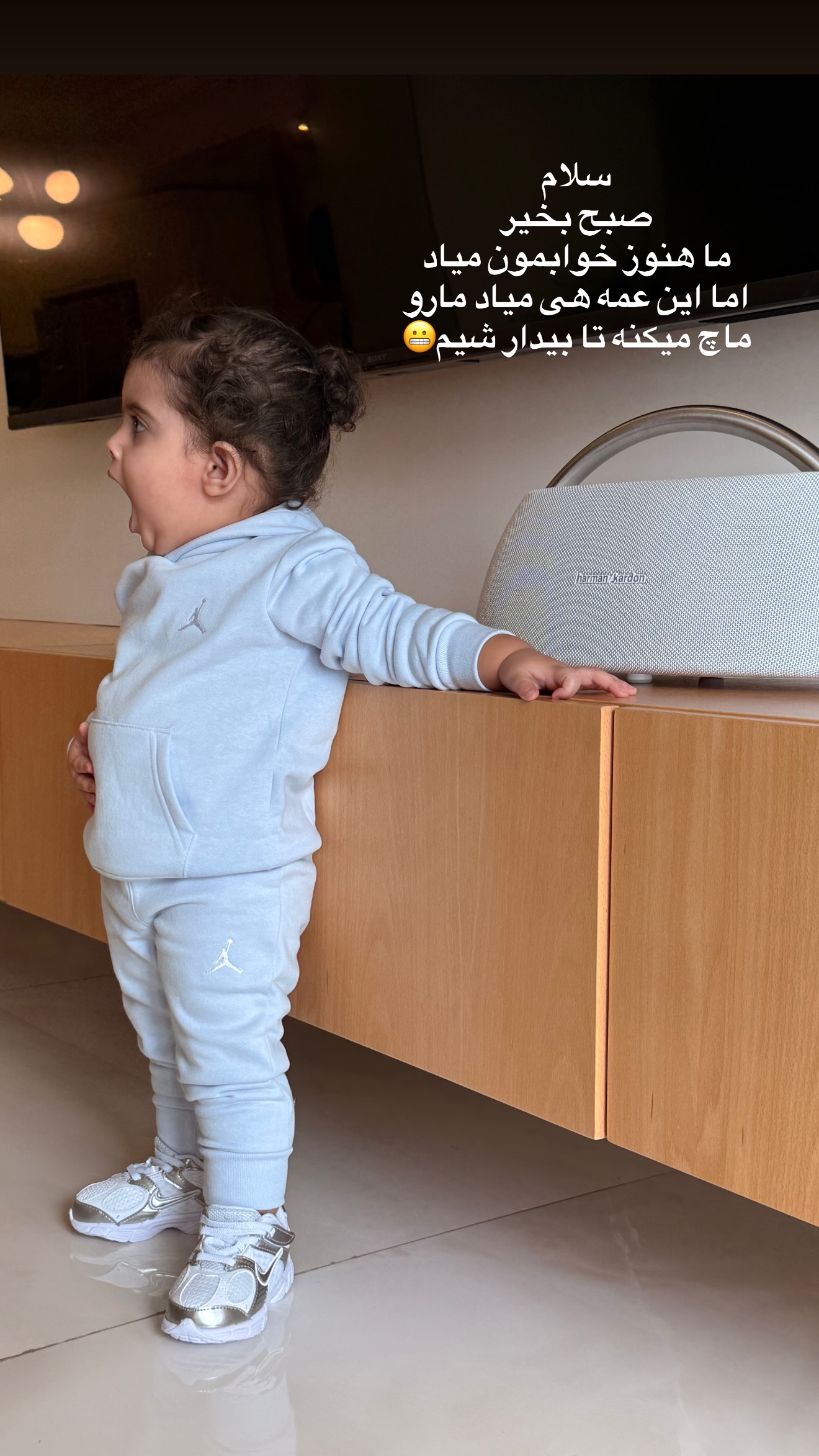  جدید ترین استوری اینستاگرام ساناز رستم پور