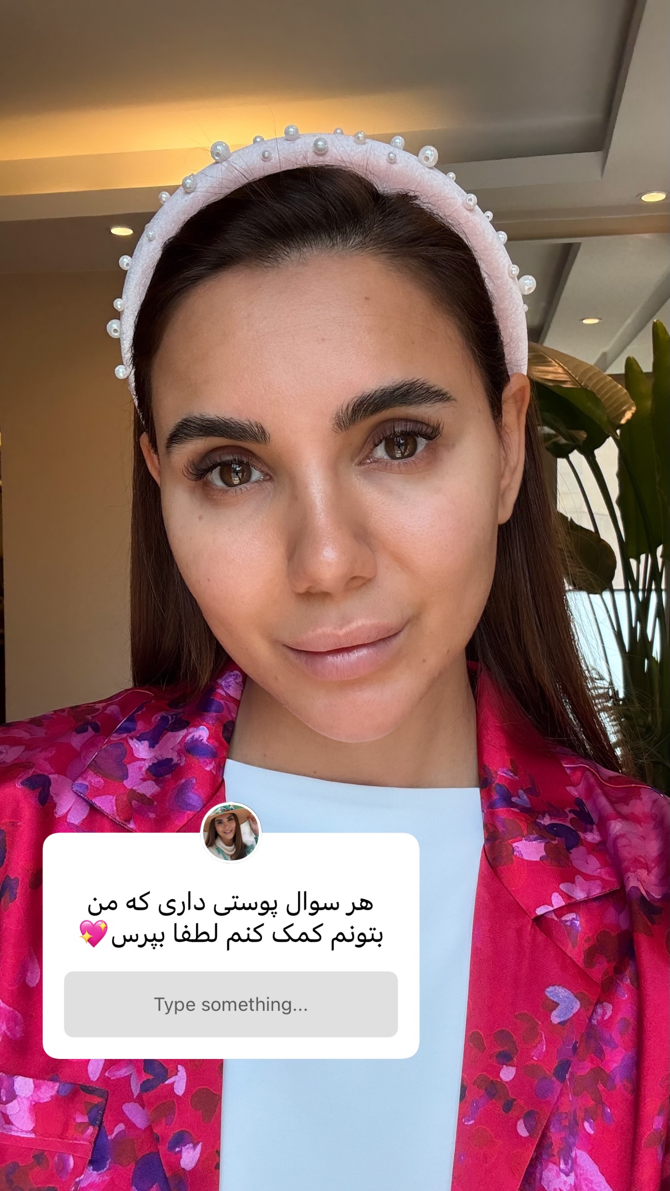  جدید ترین استوری اینستاگرام ساناز رستم پور