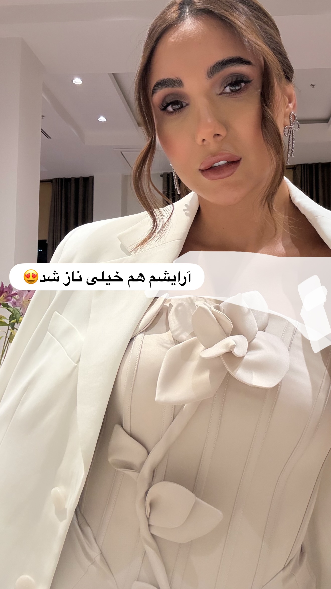 جدید ترین استوری اینستاگرام ساناز رستم پور