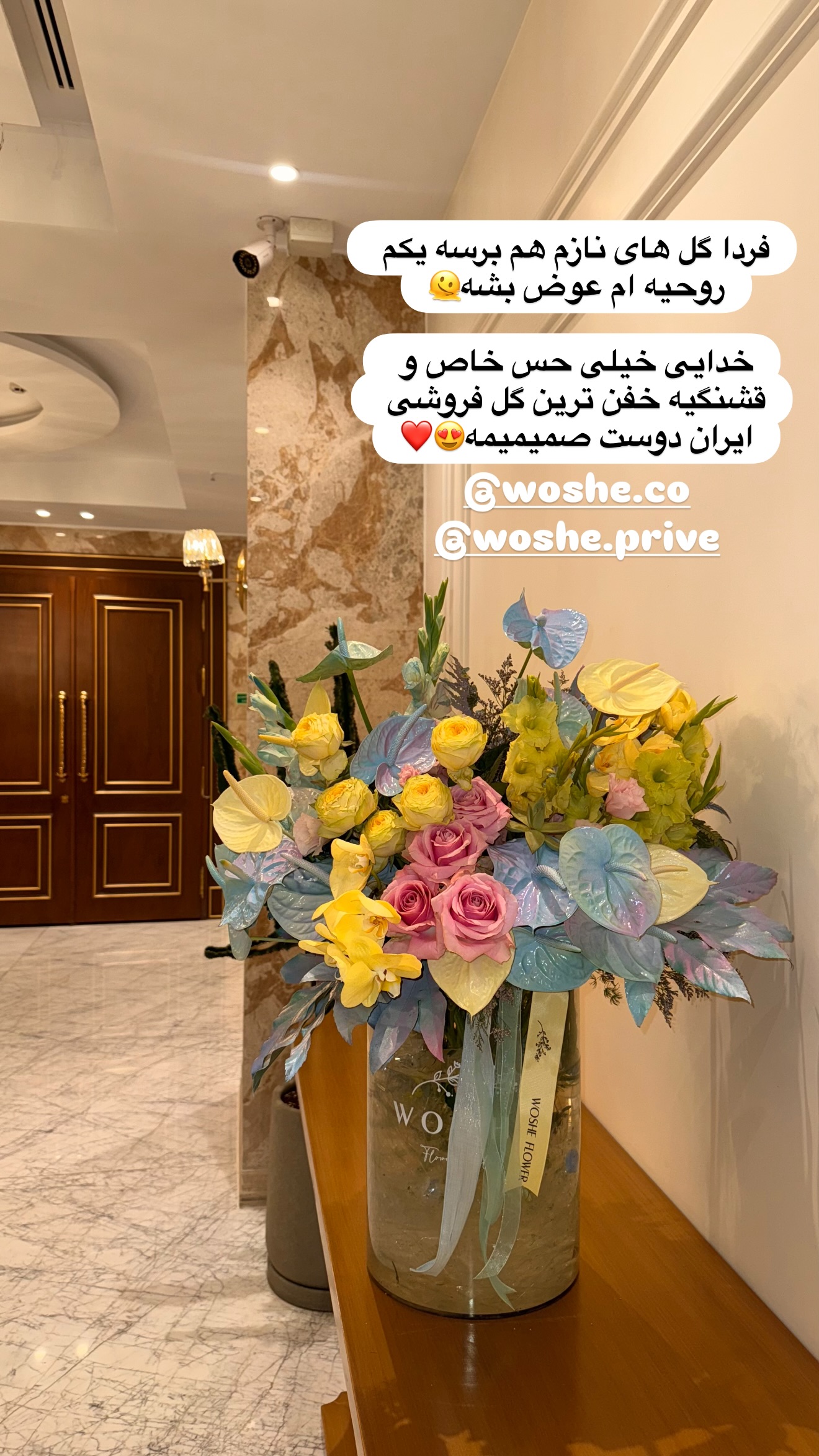  جدید ترین استوری اینستاگرام ساناز رستم پور