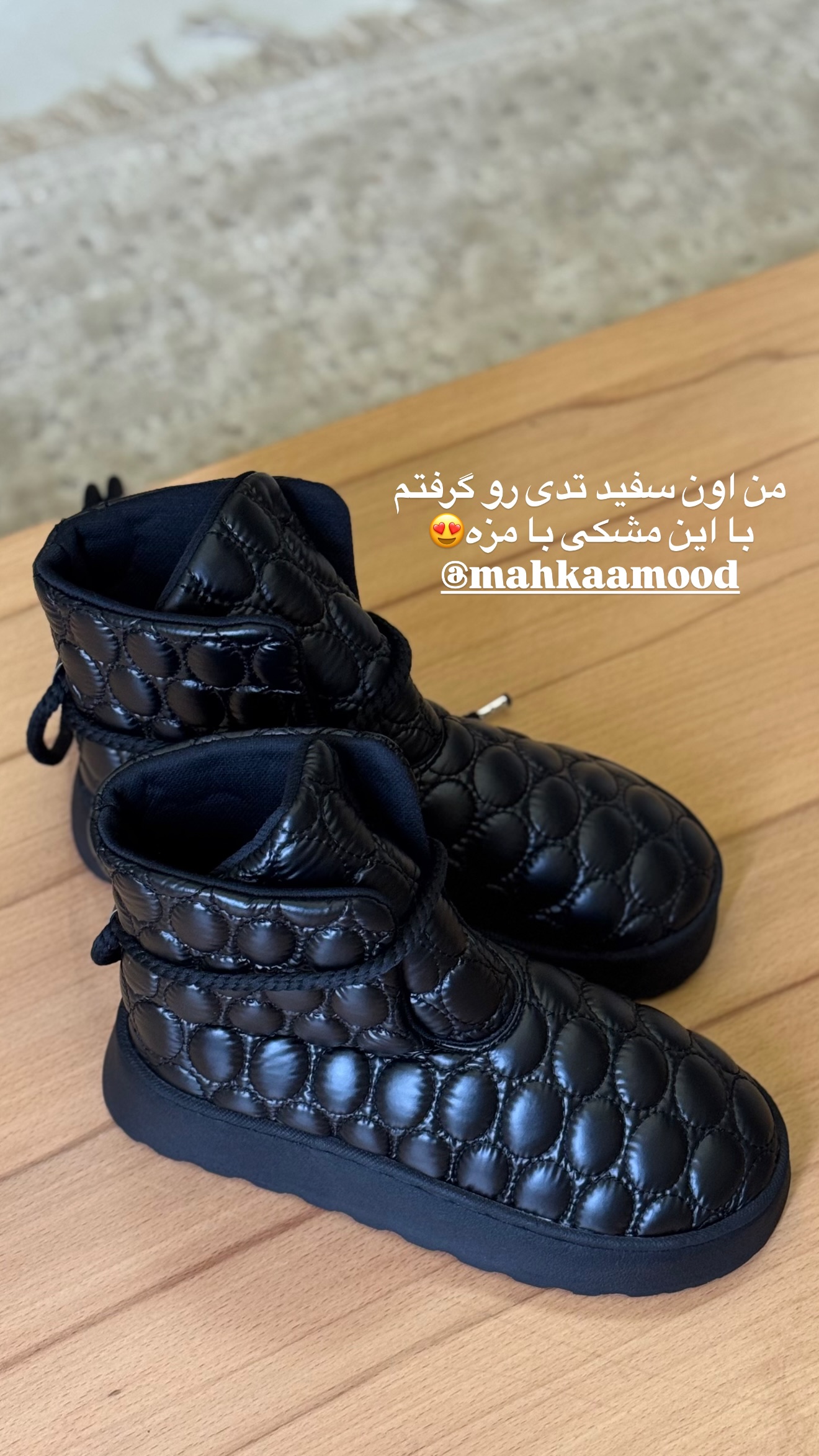  جدید ترین استوری اینستاگرام ساناز رستم پور