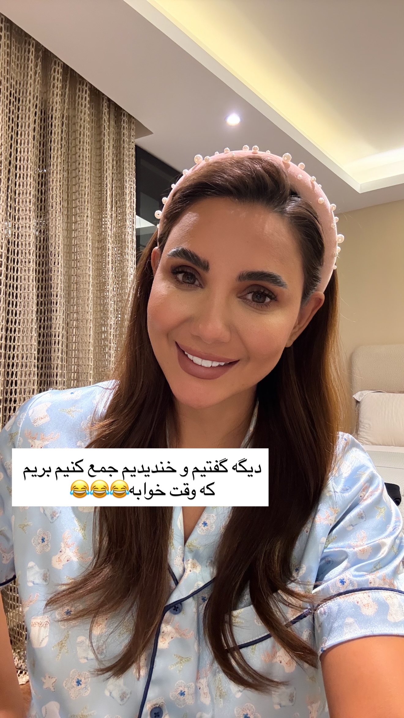  جدید ترین استوری اینستاگرام ساناز رستم پور