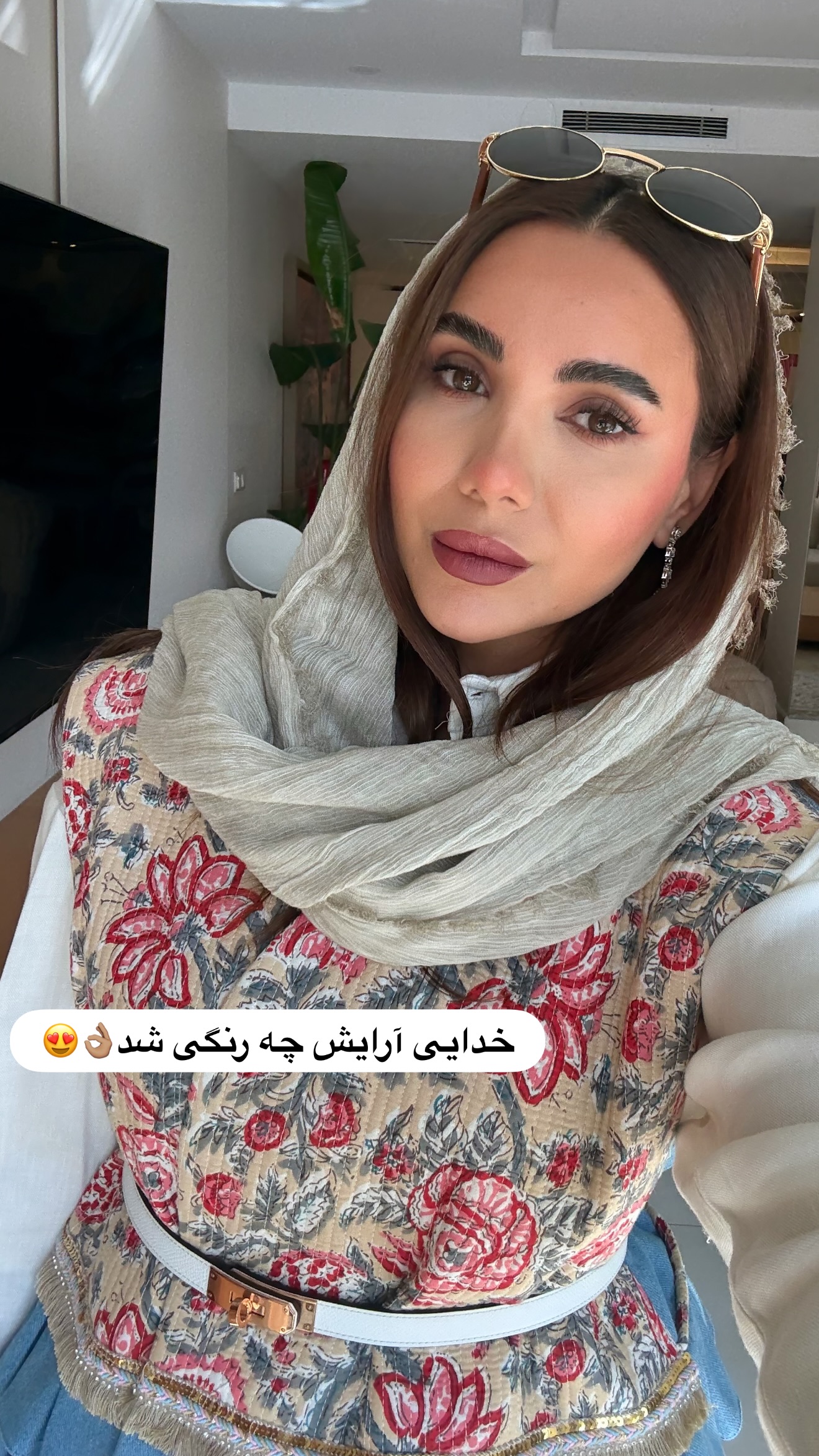  جدید ترین استوری اینستاگرام ساناز رستم پور