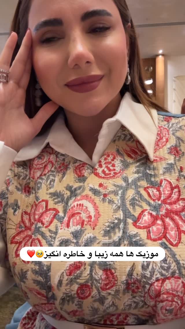  جدید ترین استوری اینستاگرام ساناز رستم پور