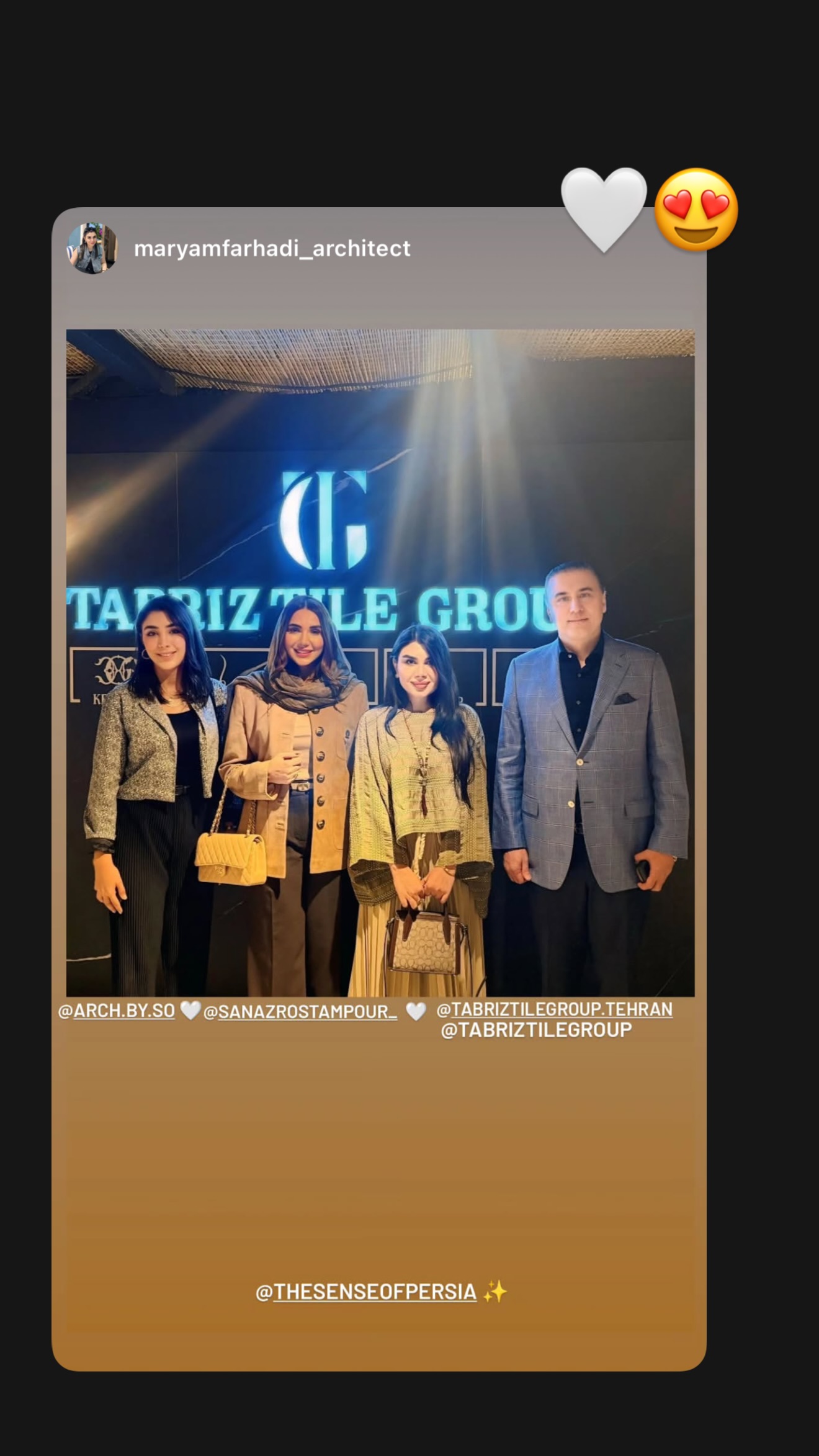 جدید ترین استوری اینستاگرام ساناز رستم پور