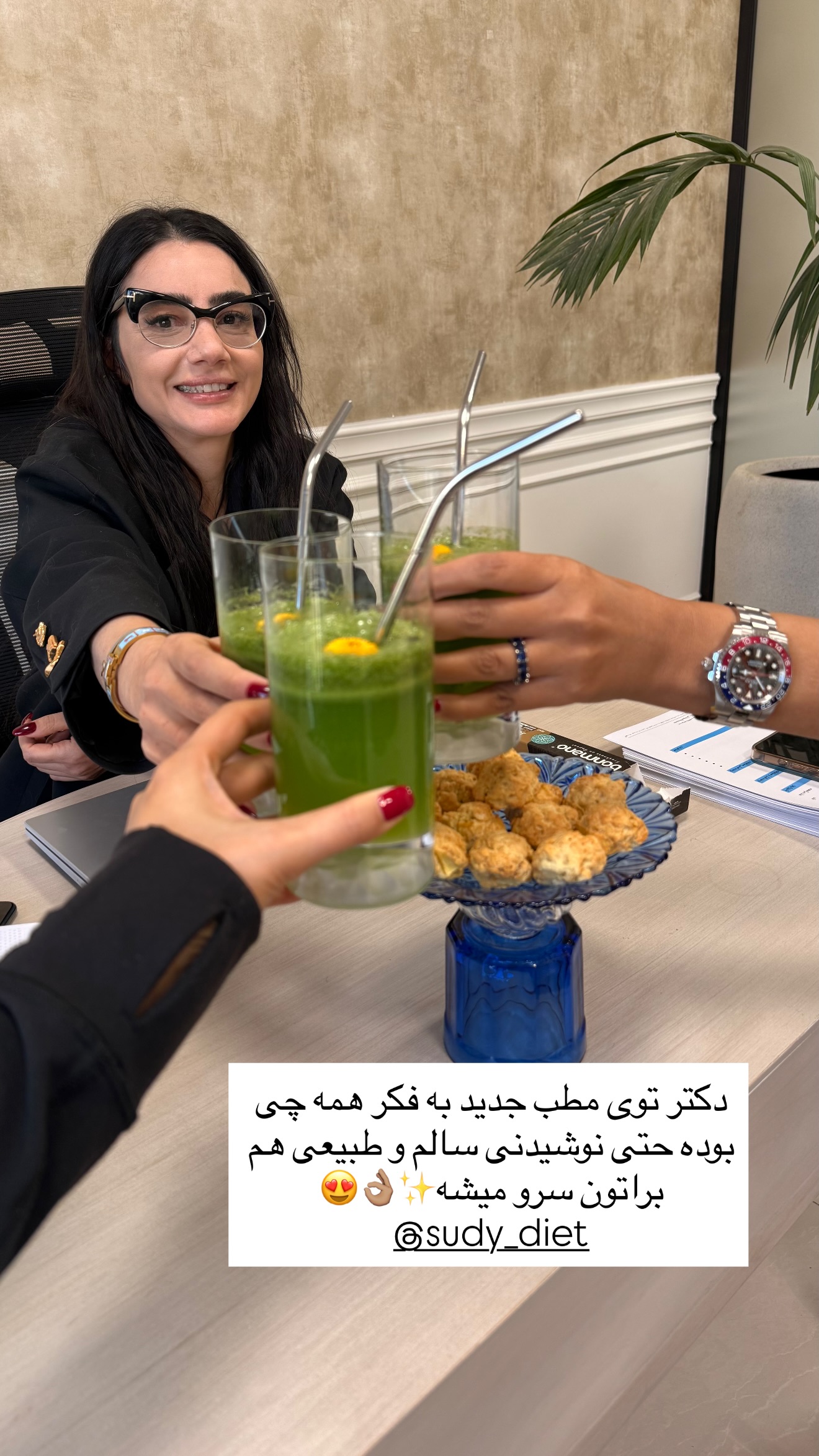  جدید ترین استوری اینستاگرام ساناز رستم پور