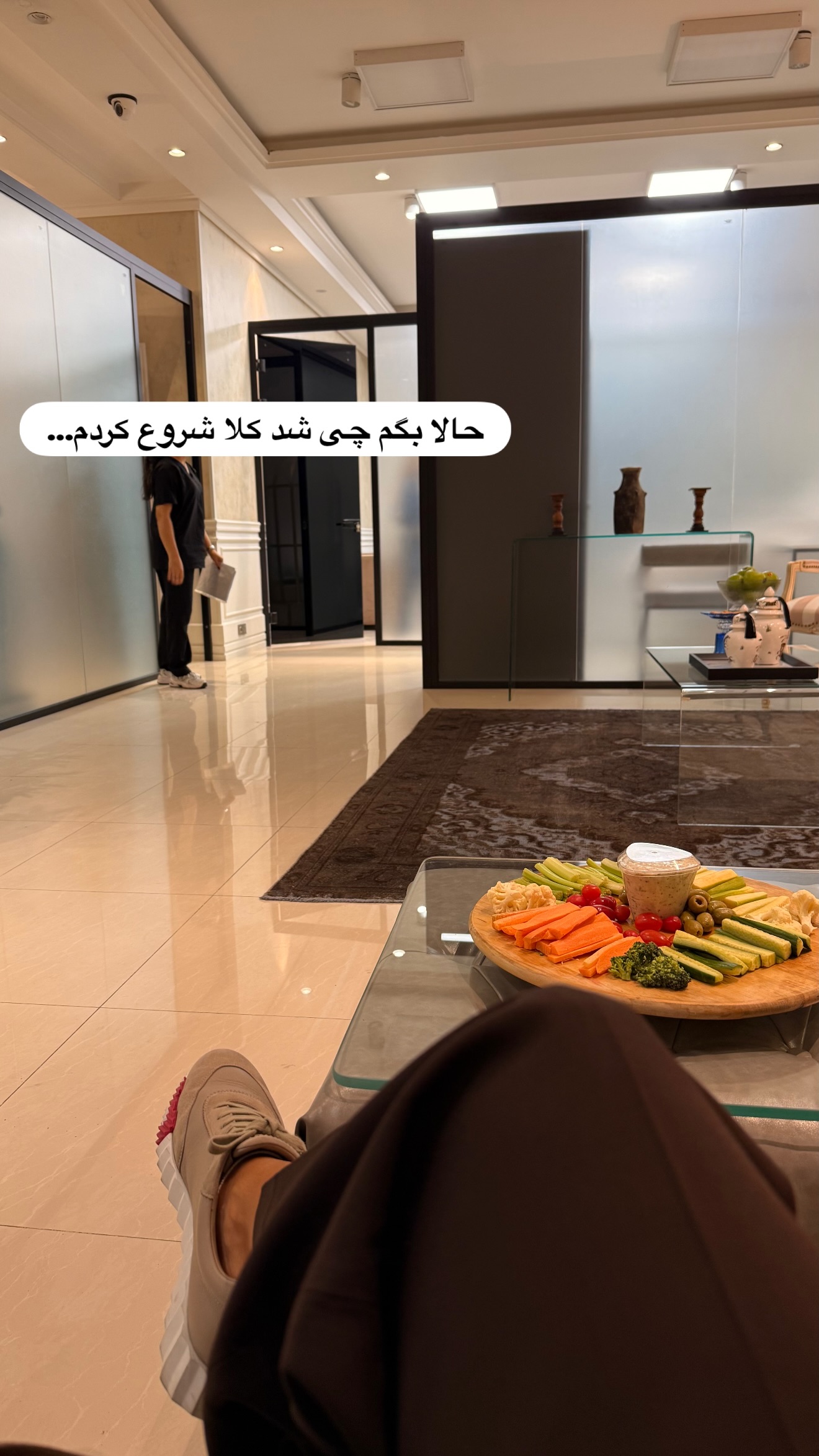  جدید ترین استوری اینستاگرام ساناز رستم پور
