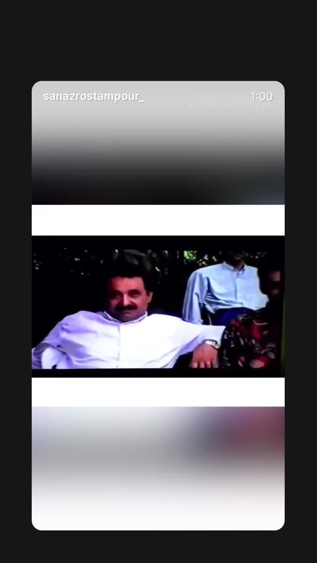  جدید ترین استوری اینستاگرام ساناز رستم پور