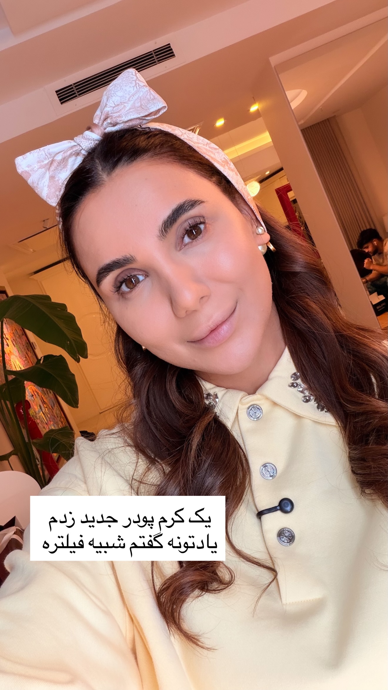  جدید ترین استوری اینستاگرام ساناز رستم پور