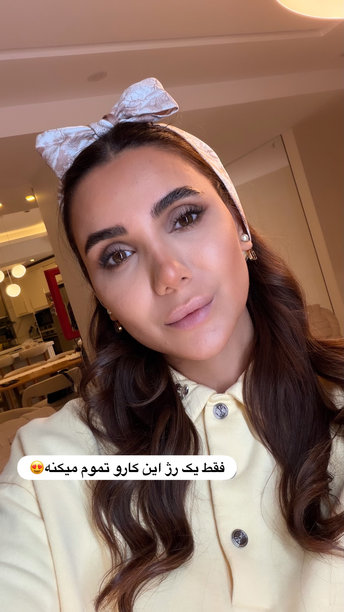  جدید ترین استوری اینستاگرام ساناز رستم پور