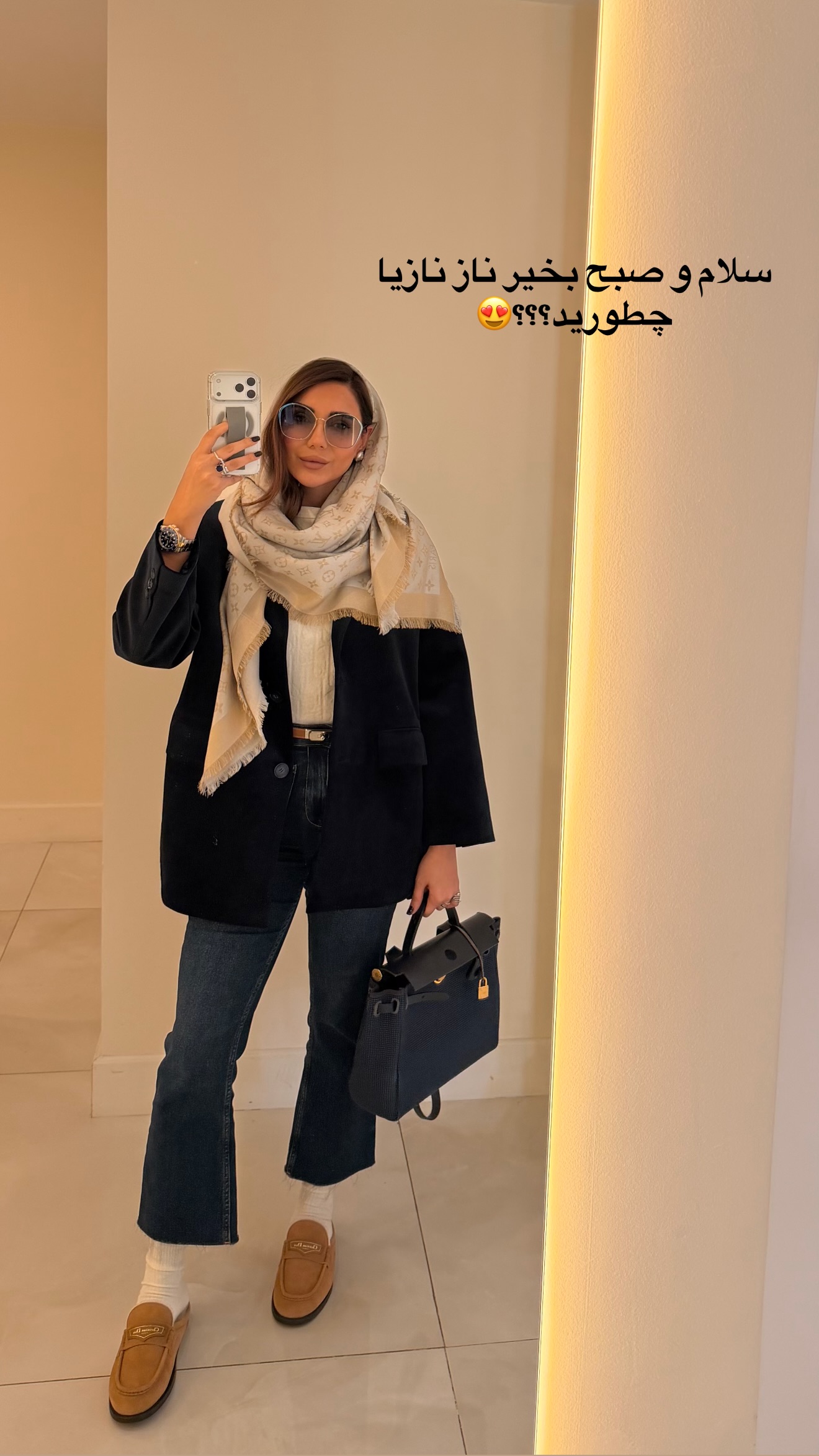  جدید ترین استوری اینستاگرام ساناز رستم پور