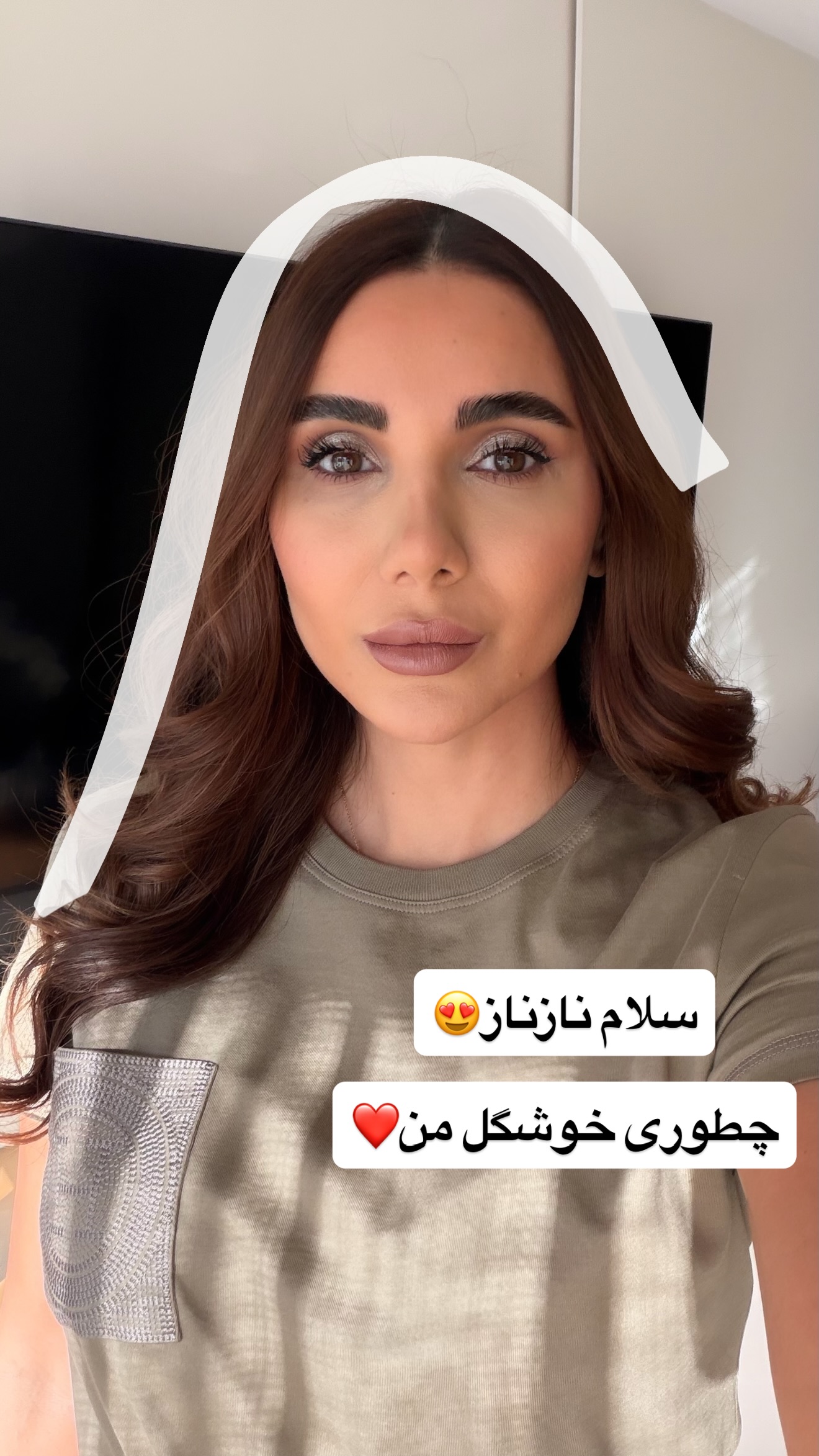  جدید ترین استوری اینستاگرام ساناز رستم پور