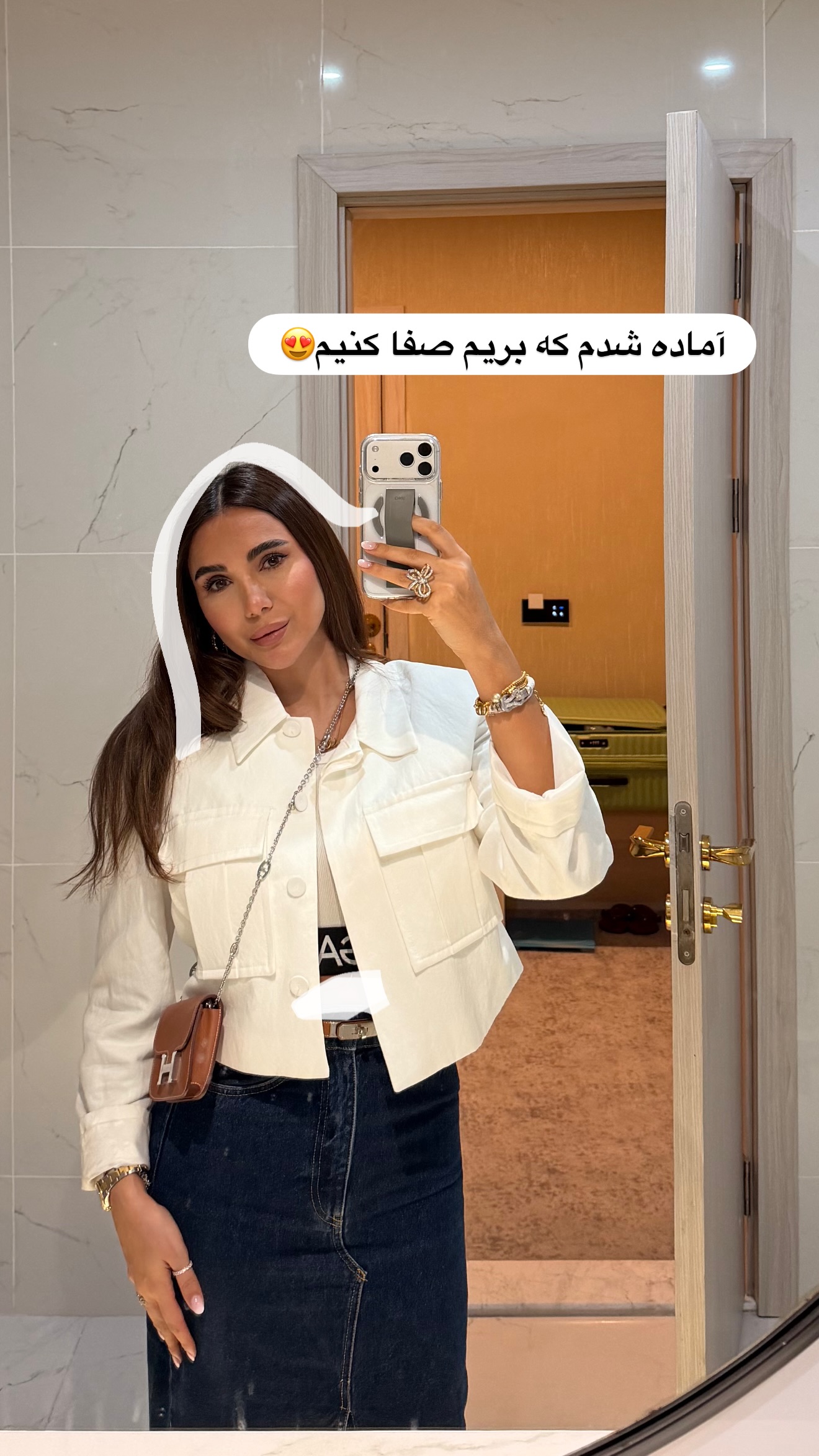  جدید ترین استوری اینستاگرام ساناز رستم پور