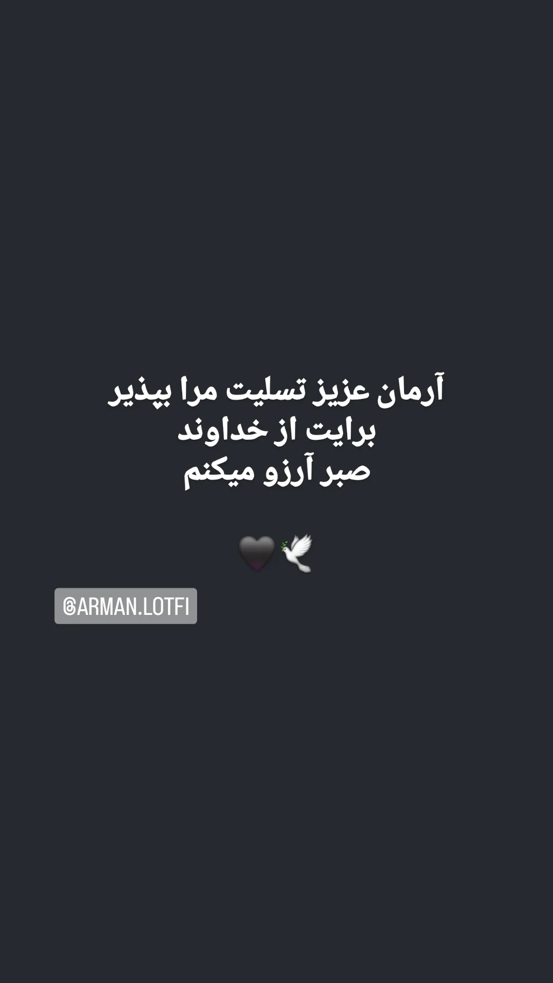  جدید ترین استوری اینستاگرام سارا نجفی