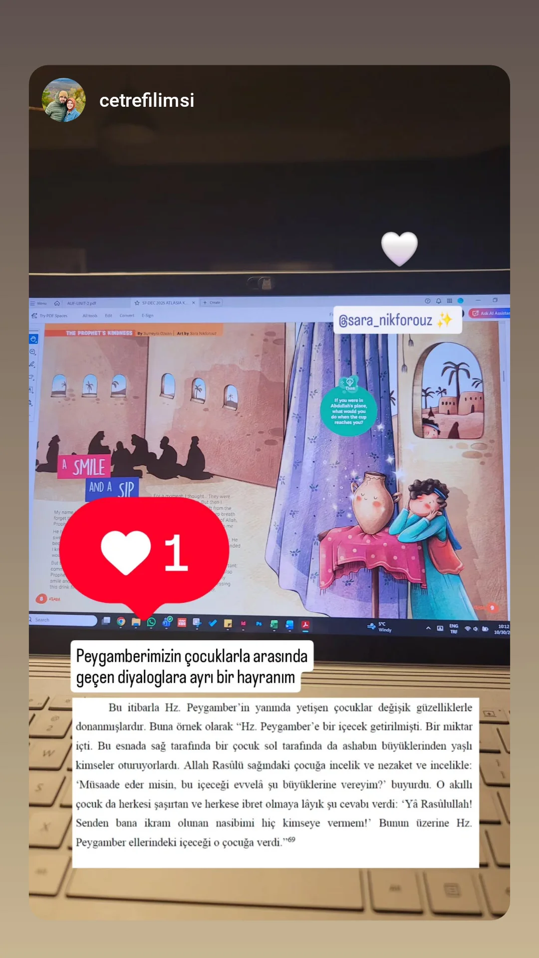  جدید ترین استوری اینستاگرام سارا نیکفروز