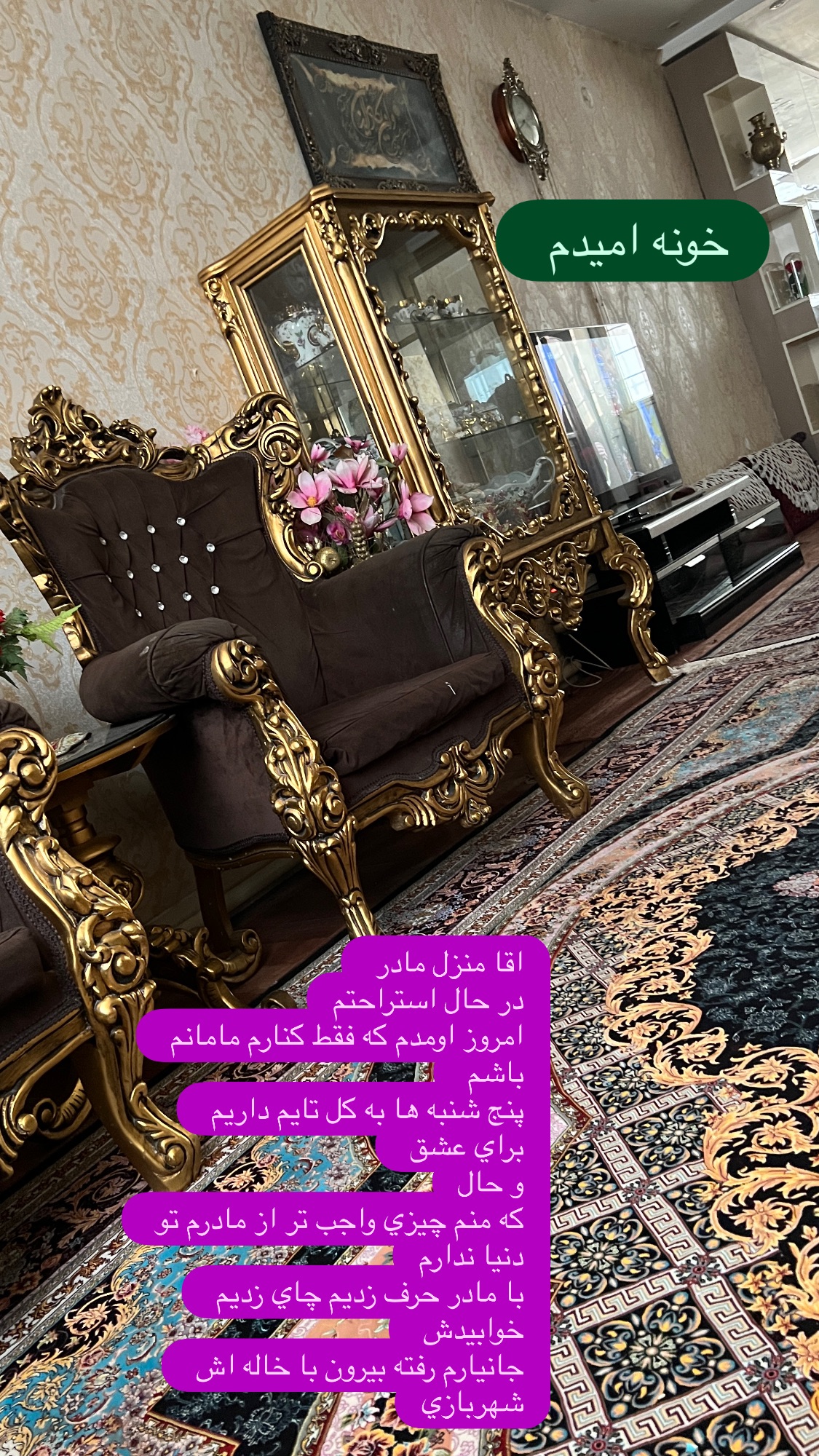  جدید ترین استوری اینستاگرام سارا سيلور