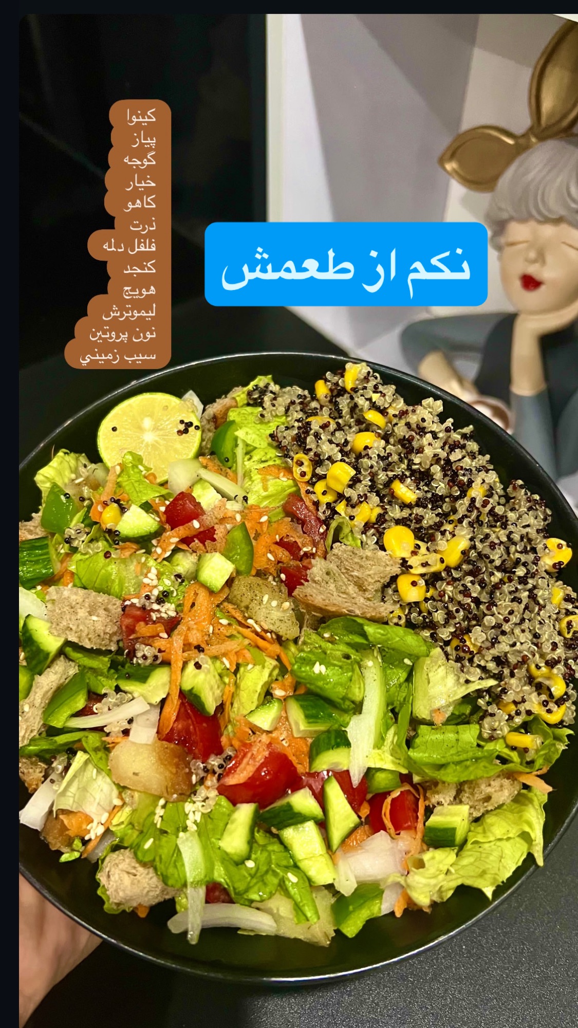  جدید ترین استوری اینستاگرام سارا سيلور