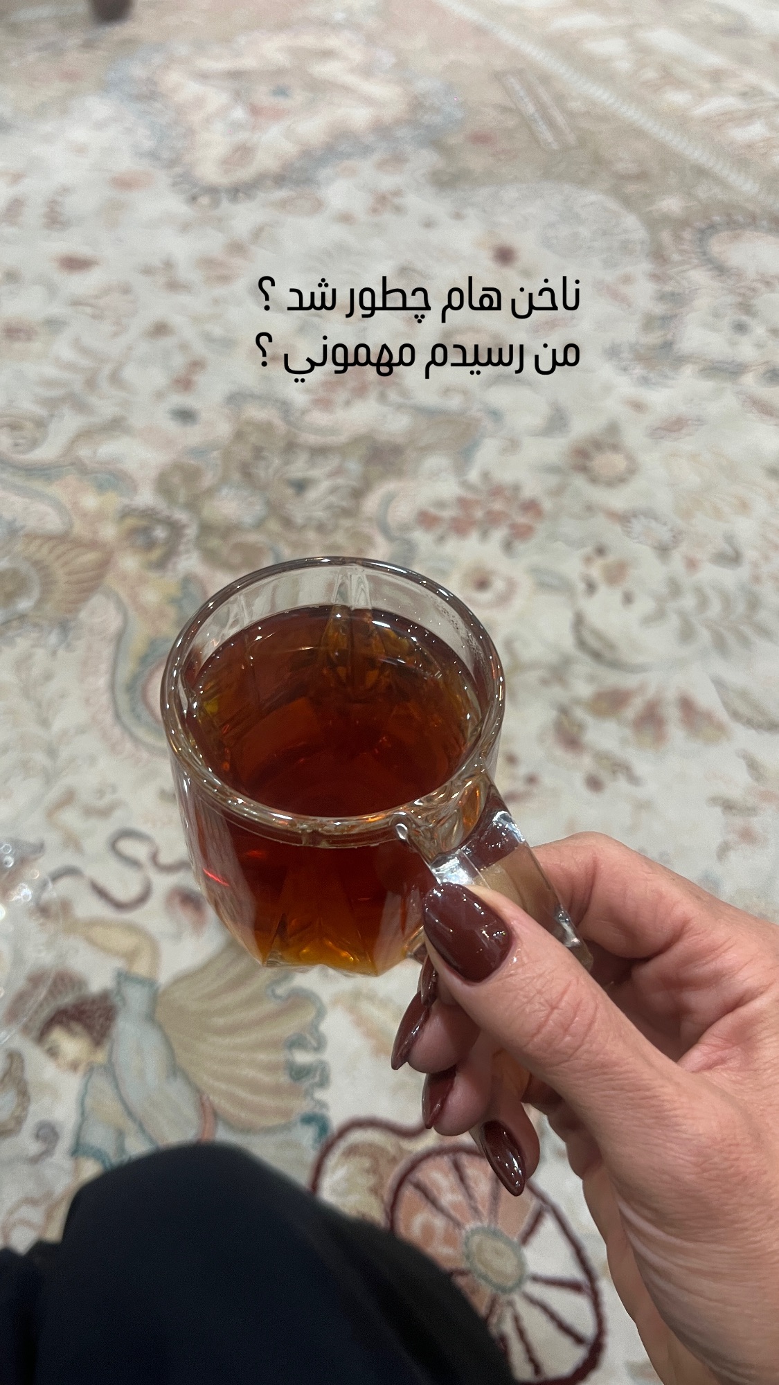  جدید ترین استوری اینستاگرام سارا سيلور