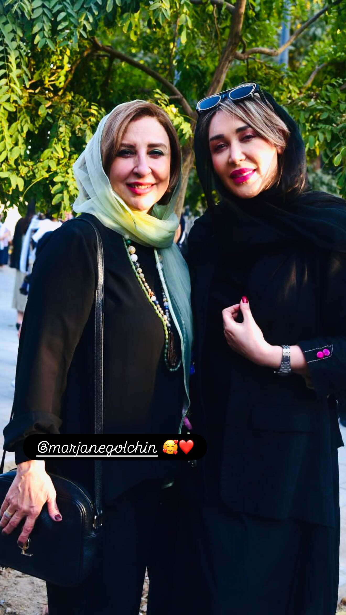  جدید ترین استوری اینستاگرام سارا منجزی پور