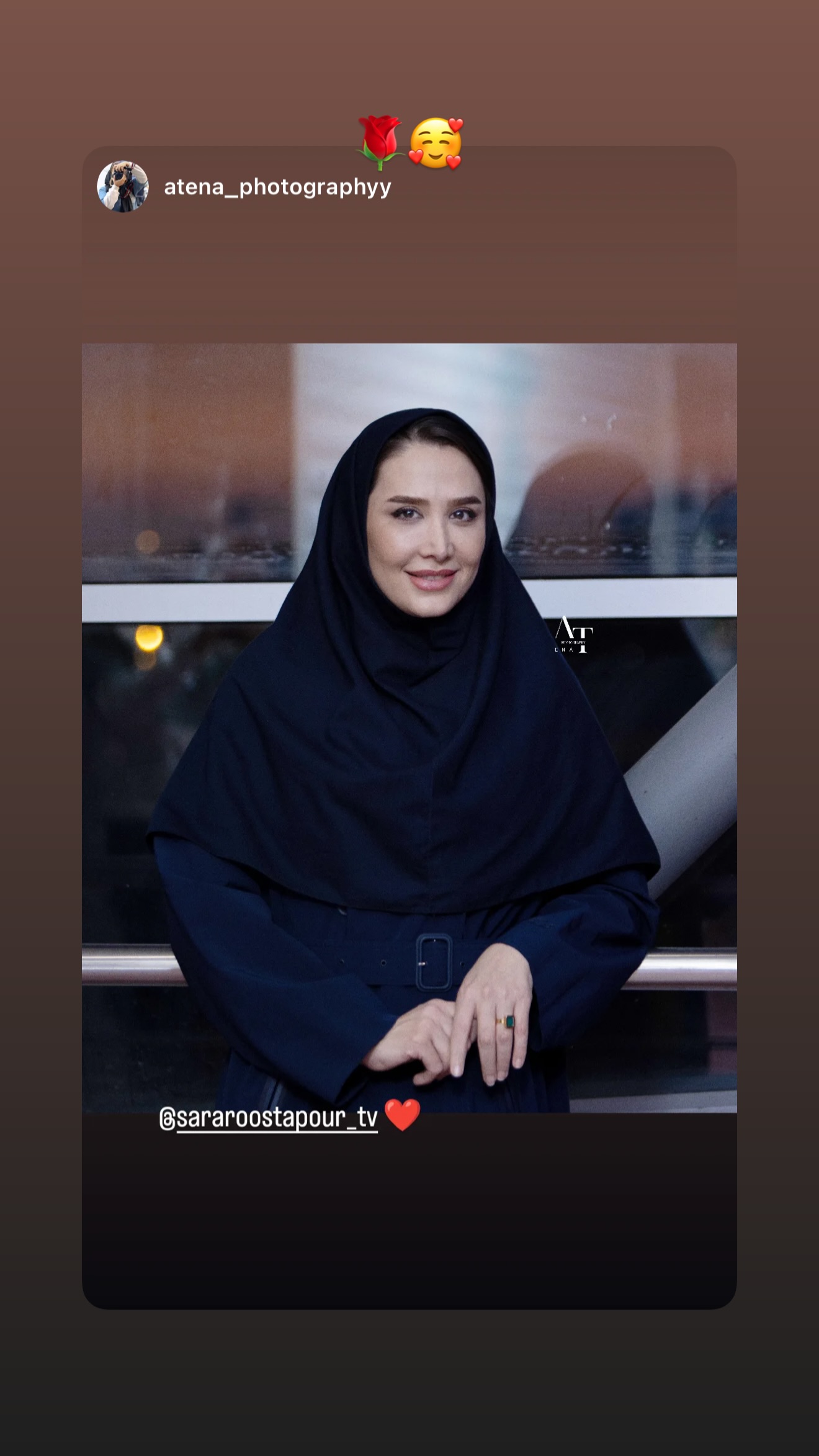  جدید ترین استوری اینستاگرام سارا روستاپور