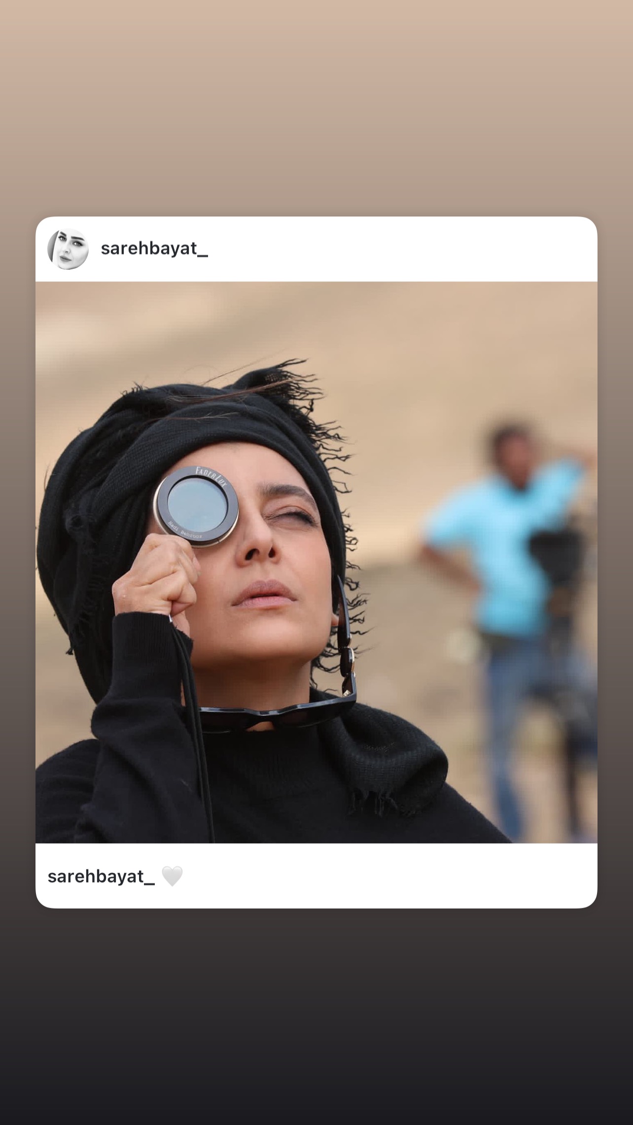  جدید ترین استوری اینستاگرام ساره بیات