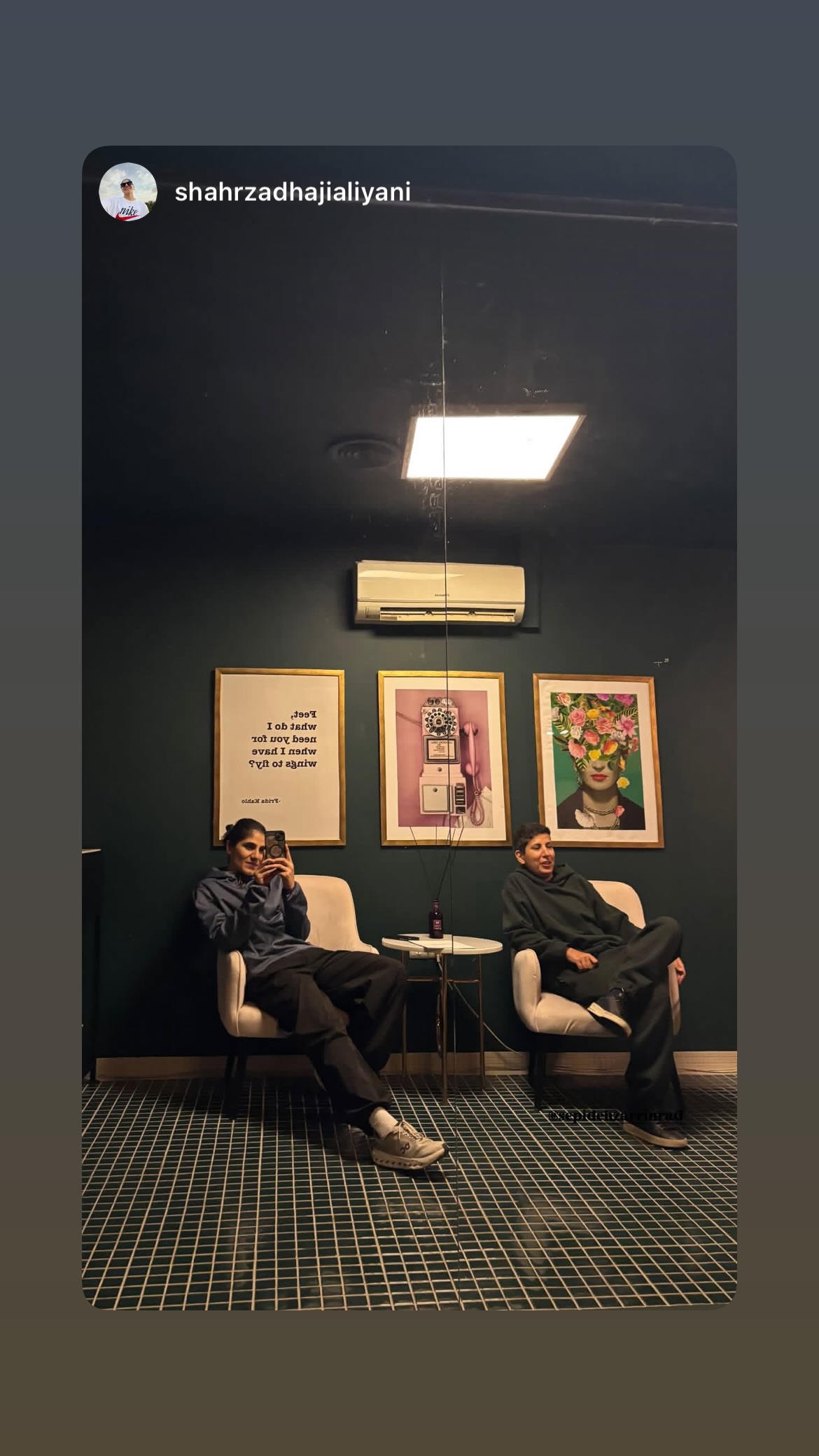  جدید ترین استوری اینستاگرام سپید زرین راد